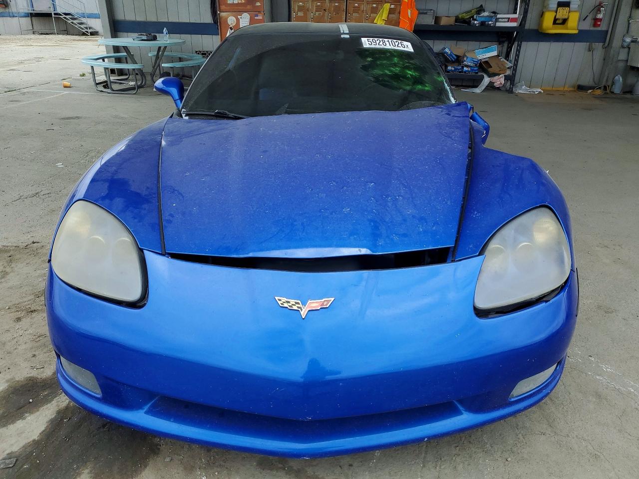 2008 Chevrolet Corvette Blue vin: 1G1YY25W585112790