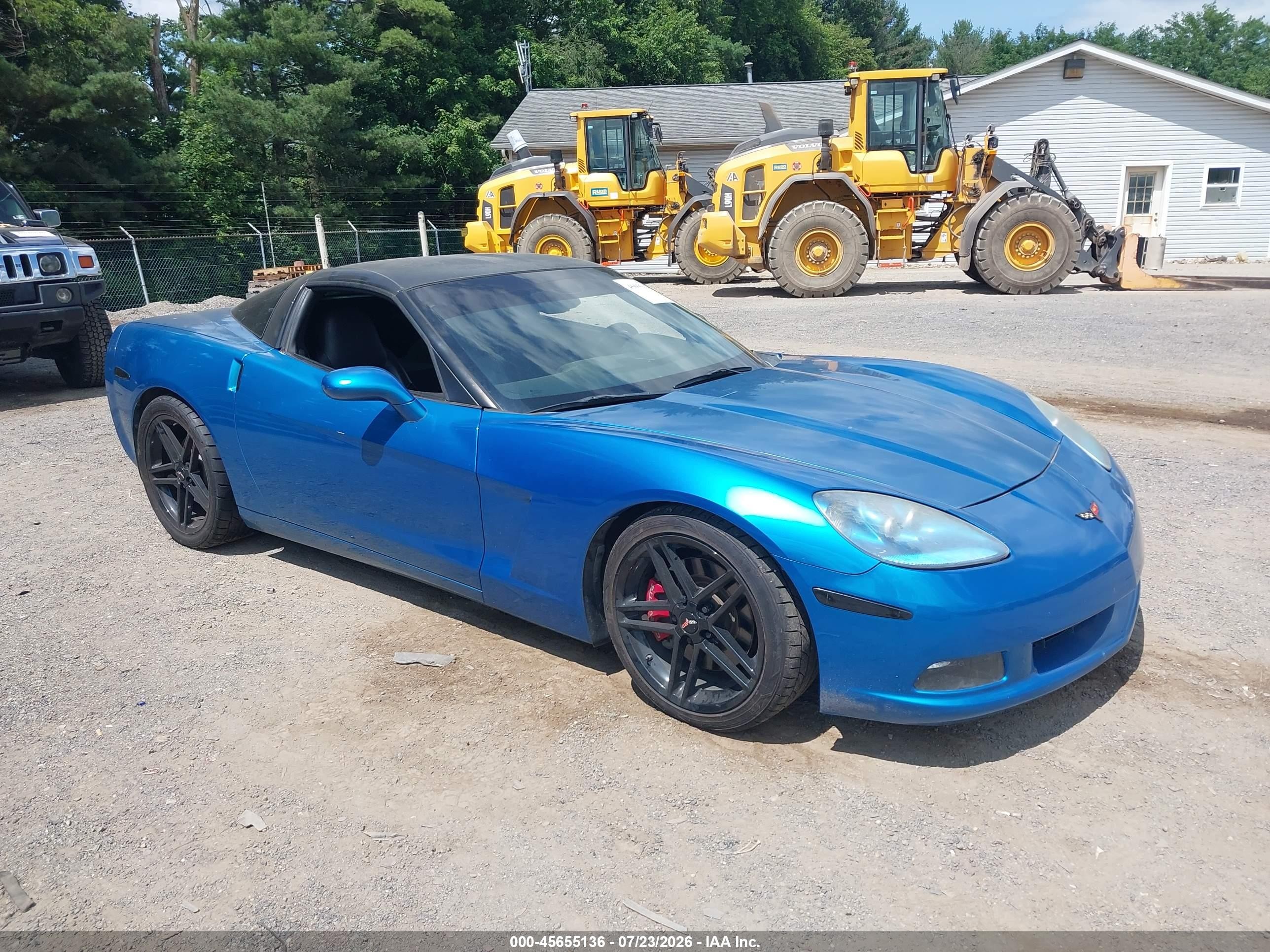 2008 Chevrolet Corvette   Blue vin: 1G1YY25W685115763