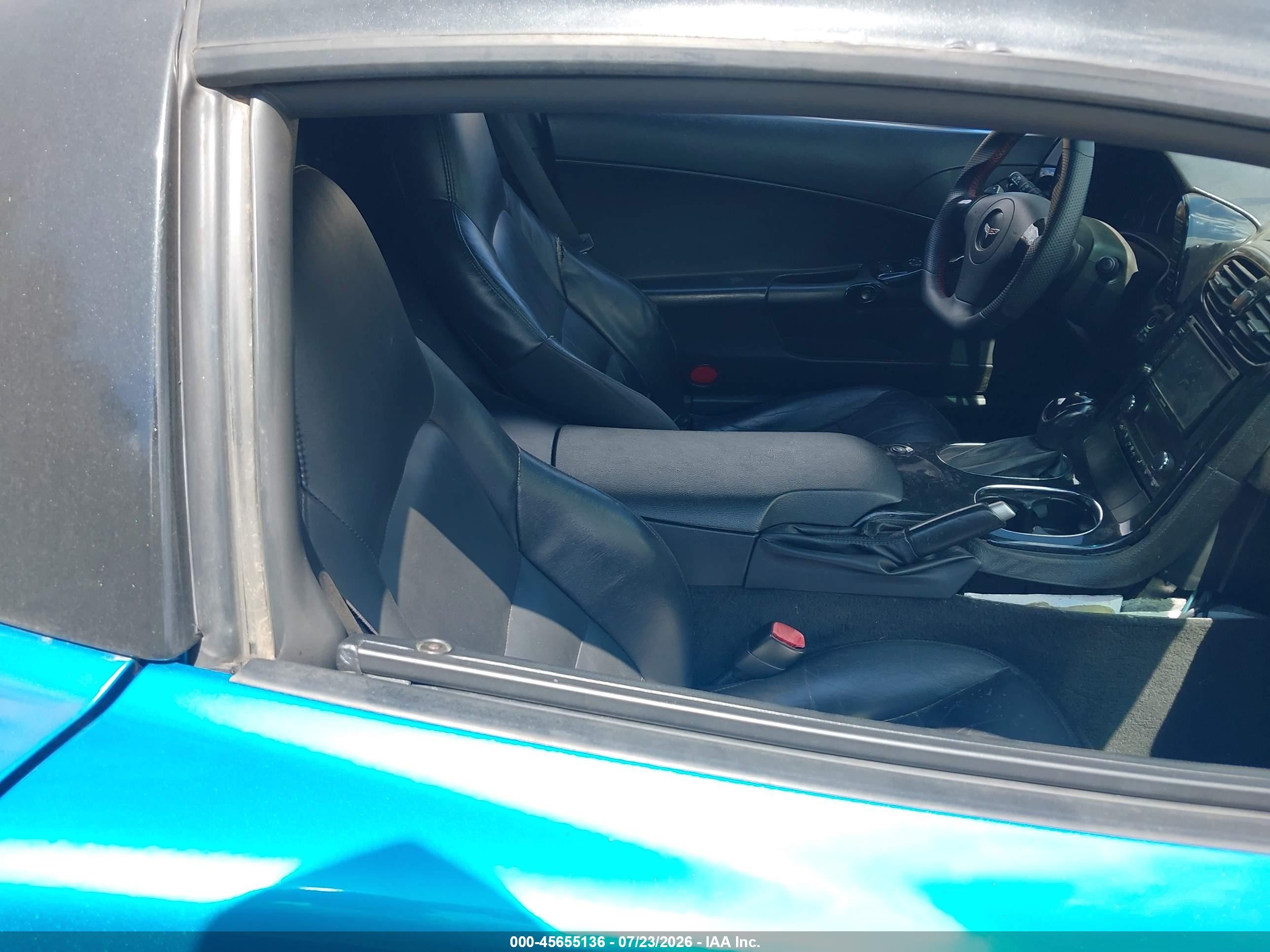 2008 Chevrolet Corvette   Blue vin: 1G1YY25W685115763