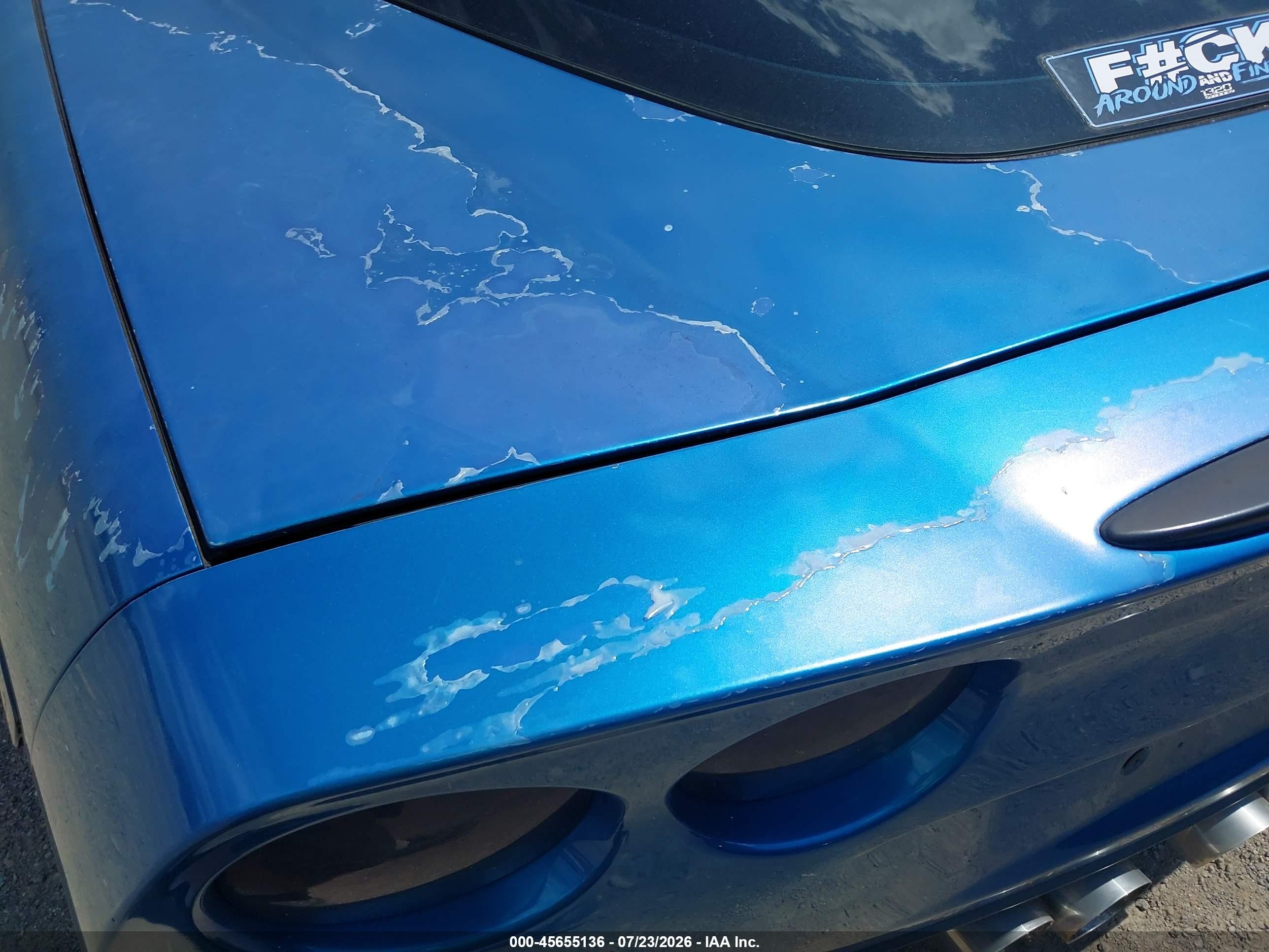 2008 Chevrolet Corvette   Blue vin: 1G1YY25W685115763