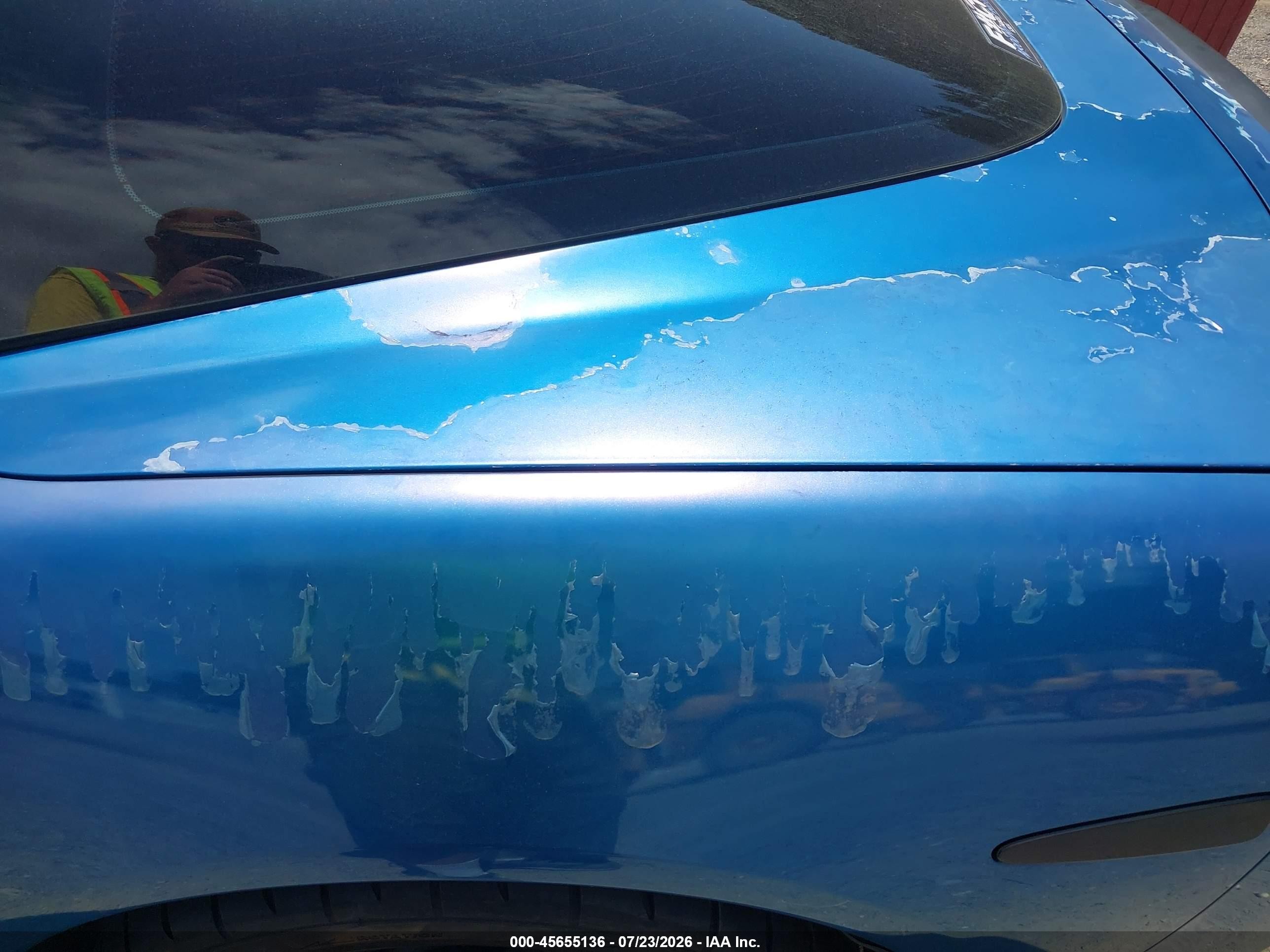 2008 Chevrolet Corvette   Blue vin: 1G1YY25W685115763