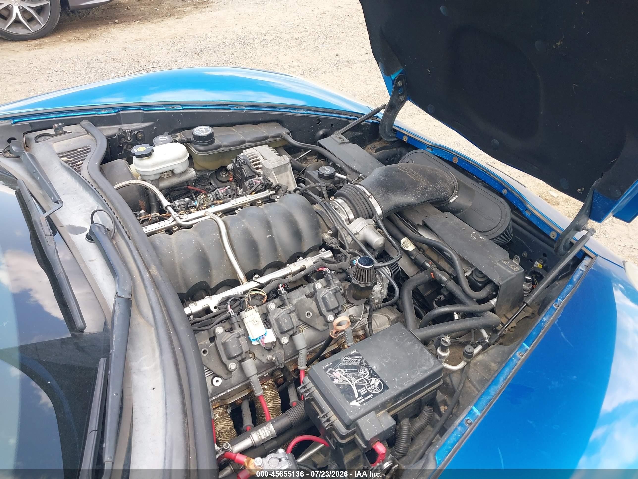 2008 Chevrolet Corvette   Blue vin: 1G1YY25W685115763