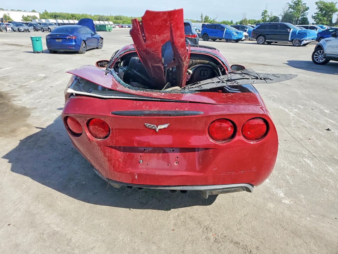 2009 Chevrolet Corvette Red vin: 1G1YY25W795107639