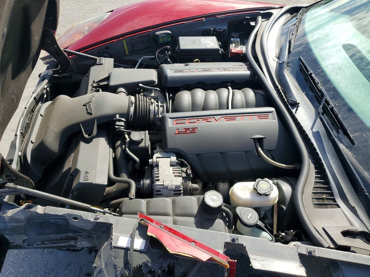 2009 Chevrolet Corvette Red vin: 1G1YY25W795107639