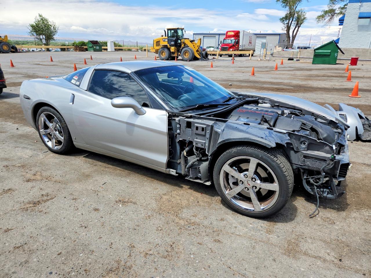 2008 Chevrolet Corvette Silver vin: 1G1YY25W985102277