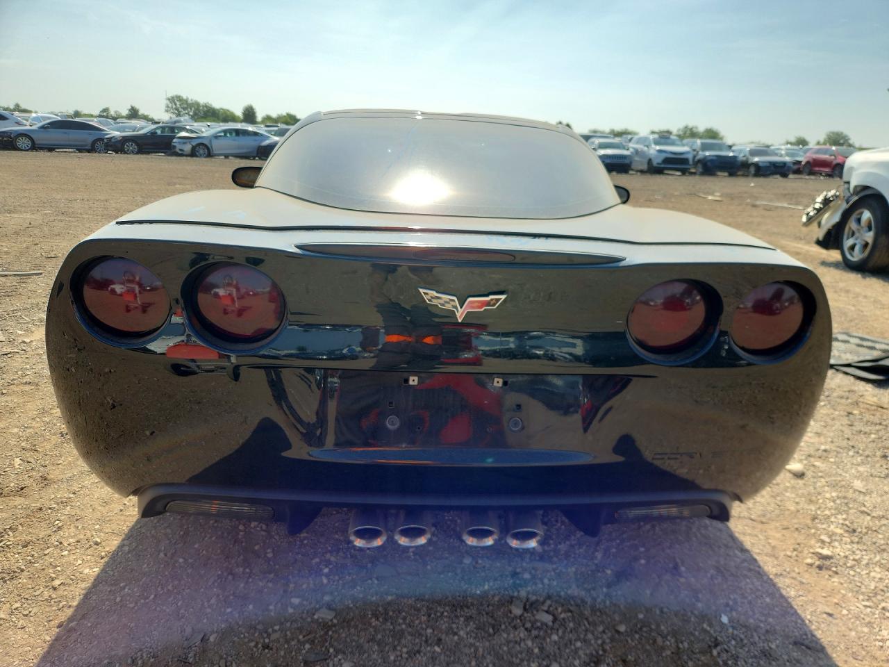 2008 Chevrolet Corvette Black vin: 1G1YY25W985115577
