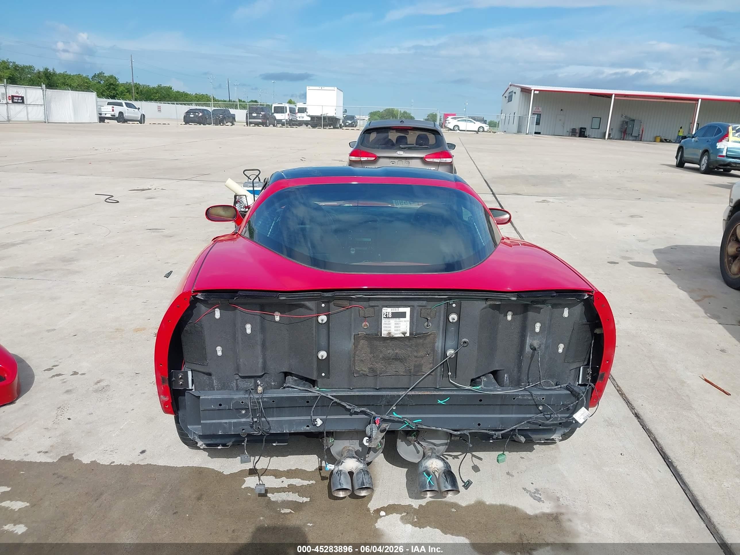 2009 Chevrolet Corvette Red vin: 1G1YY25W995100885