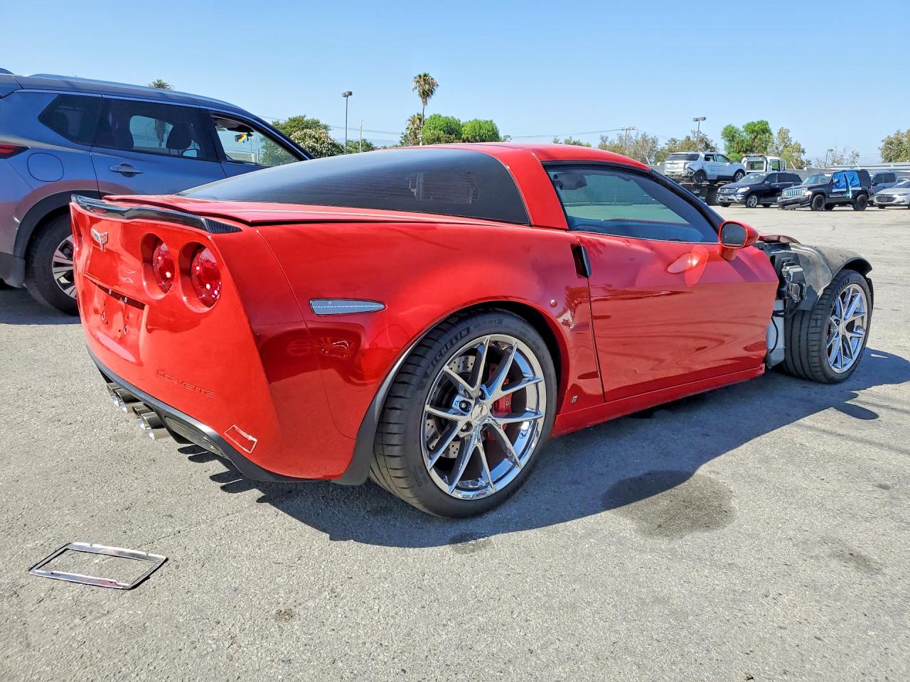 2006 Chevrolet Corvette Z06 Red vin: 1G1YY26E265126200