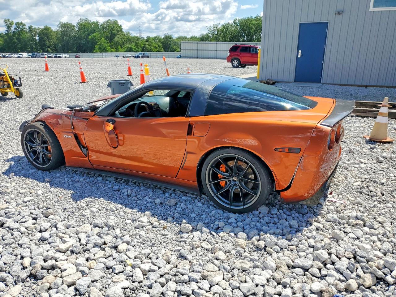 2007 Chevrolet Corvette Z06 Orange vin: 1G1YY26E275125825