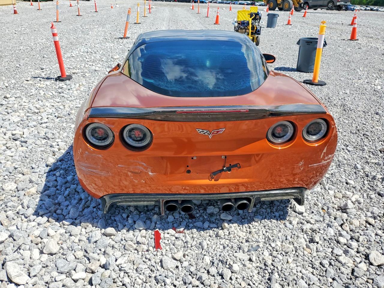 2007 Chevrolet Corvette Z06 Orange vin: 1G1YY26E275125825