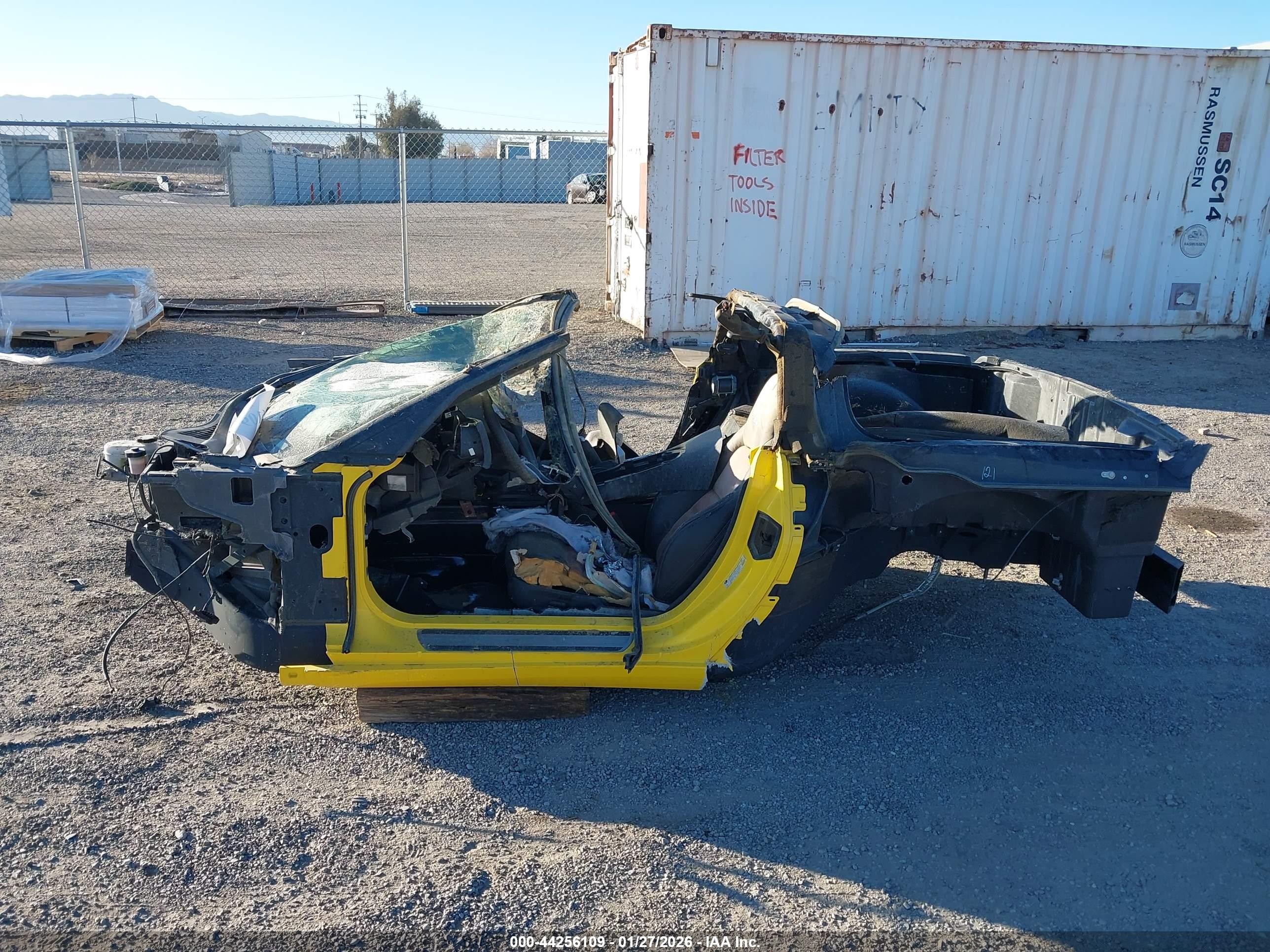 2008 Chevrolet Corvette Z06 Hardtop Yellow vin: 1G1YY26E785125871