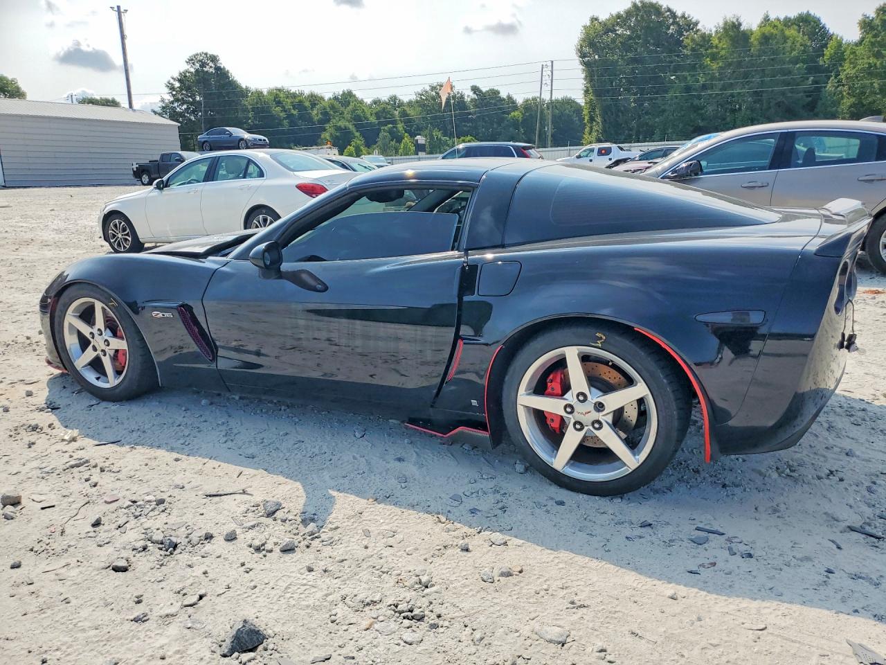 2008 Chevrolet Corvette Z06 Black vin: 1G1YY26EX85131972