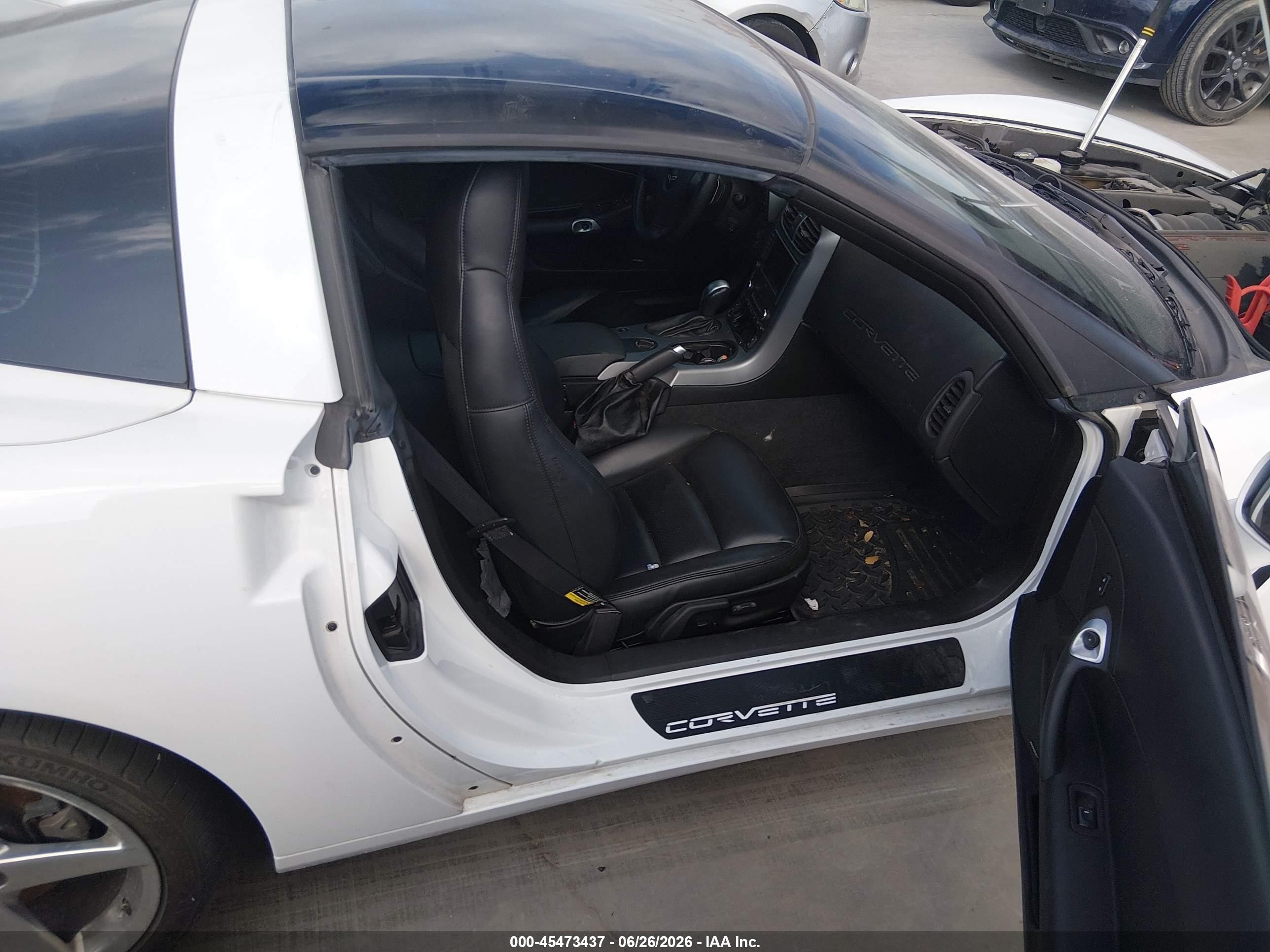 2006 Chevrolet Corvette   White vin: 1G1YY26U065108446