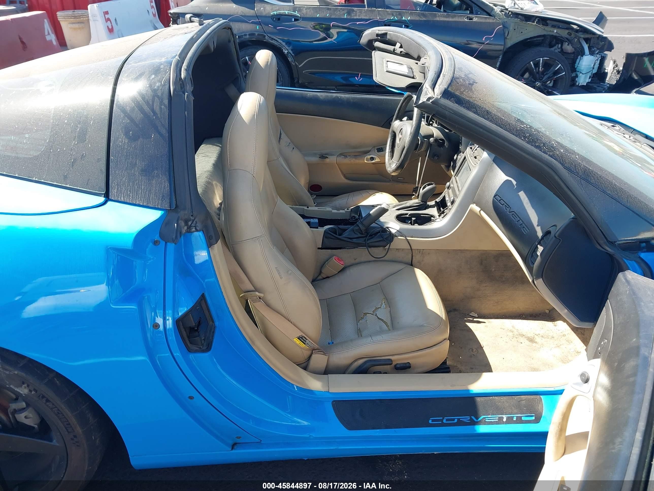 2006 Chevrolet Corvette Blue vin: 1G1YY26U065112352