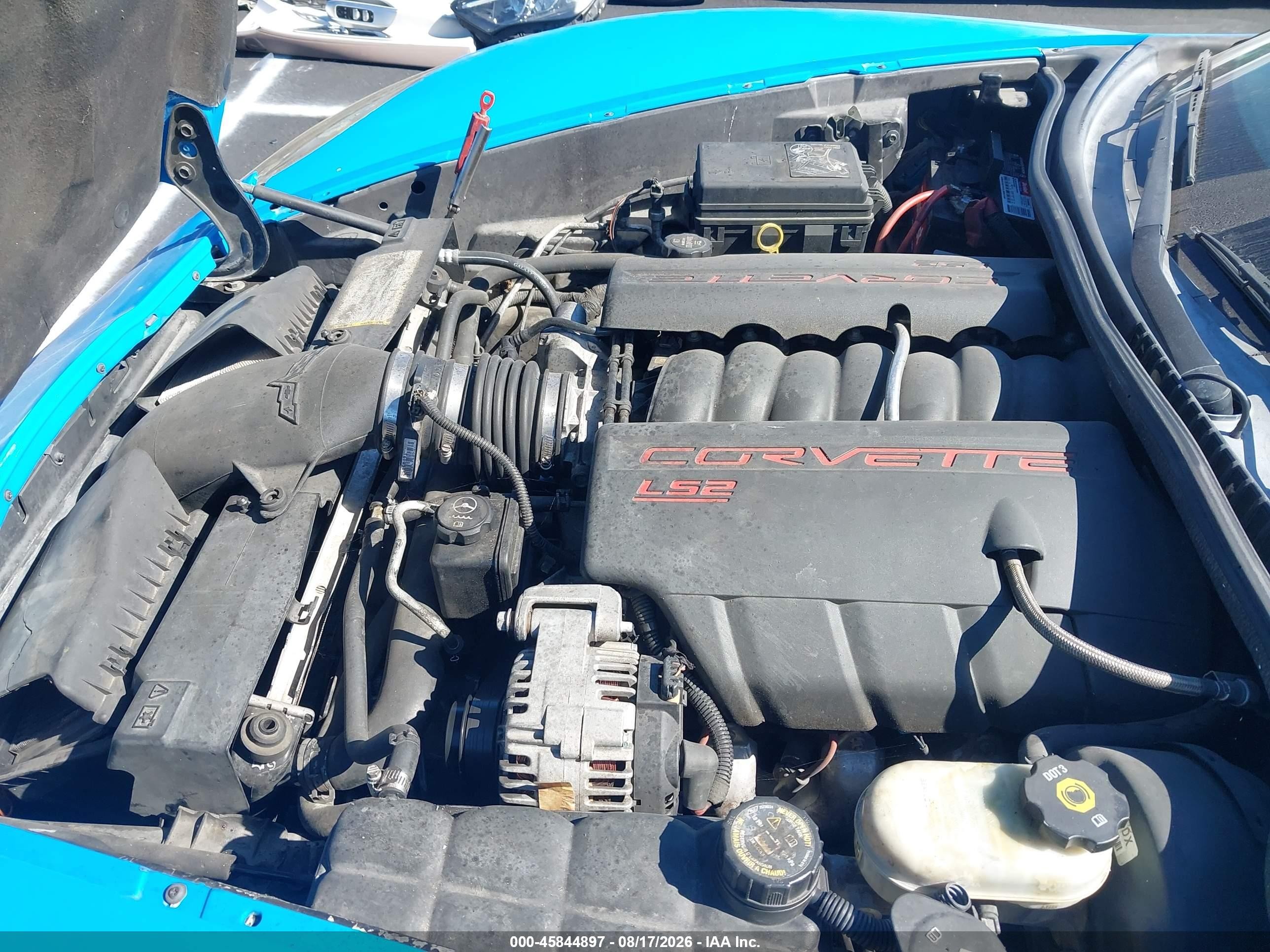 2006 Chevrolet Corvette Blue vin: 1G1YY26U065112352