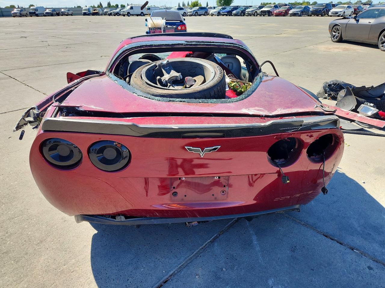 2007 Chevrolet Corvette Red vin: 1G1YY26U075109050