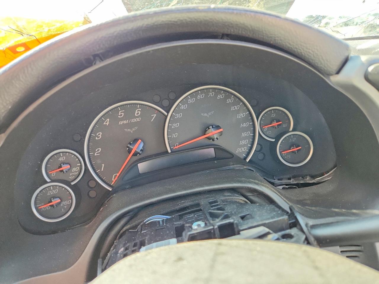 2007 Chevrolet Corvette Red vin: 1G1YY26U075109050