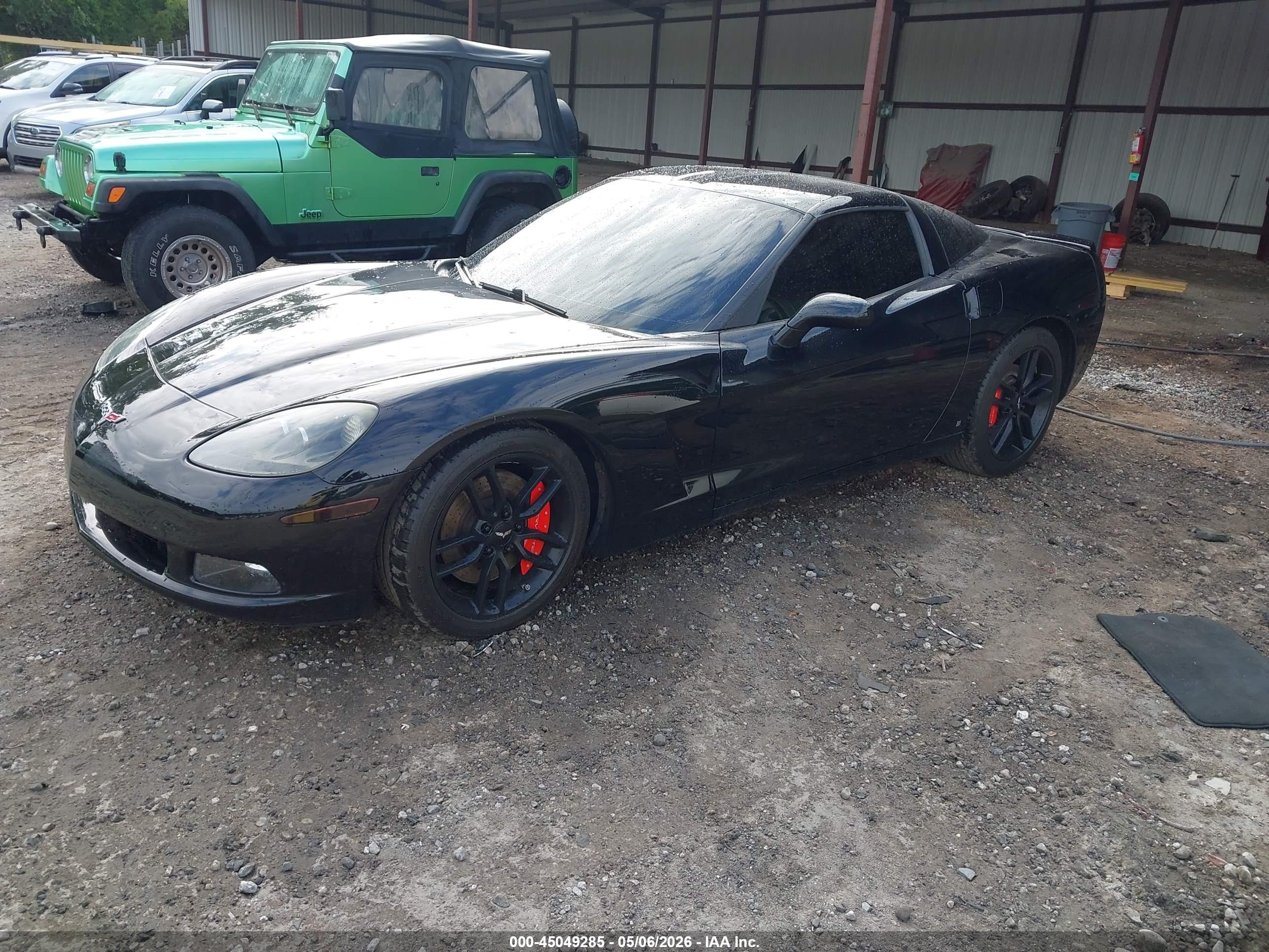 2006 Chevrolet Corvette   Black vin: 1G1YY26U165133162