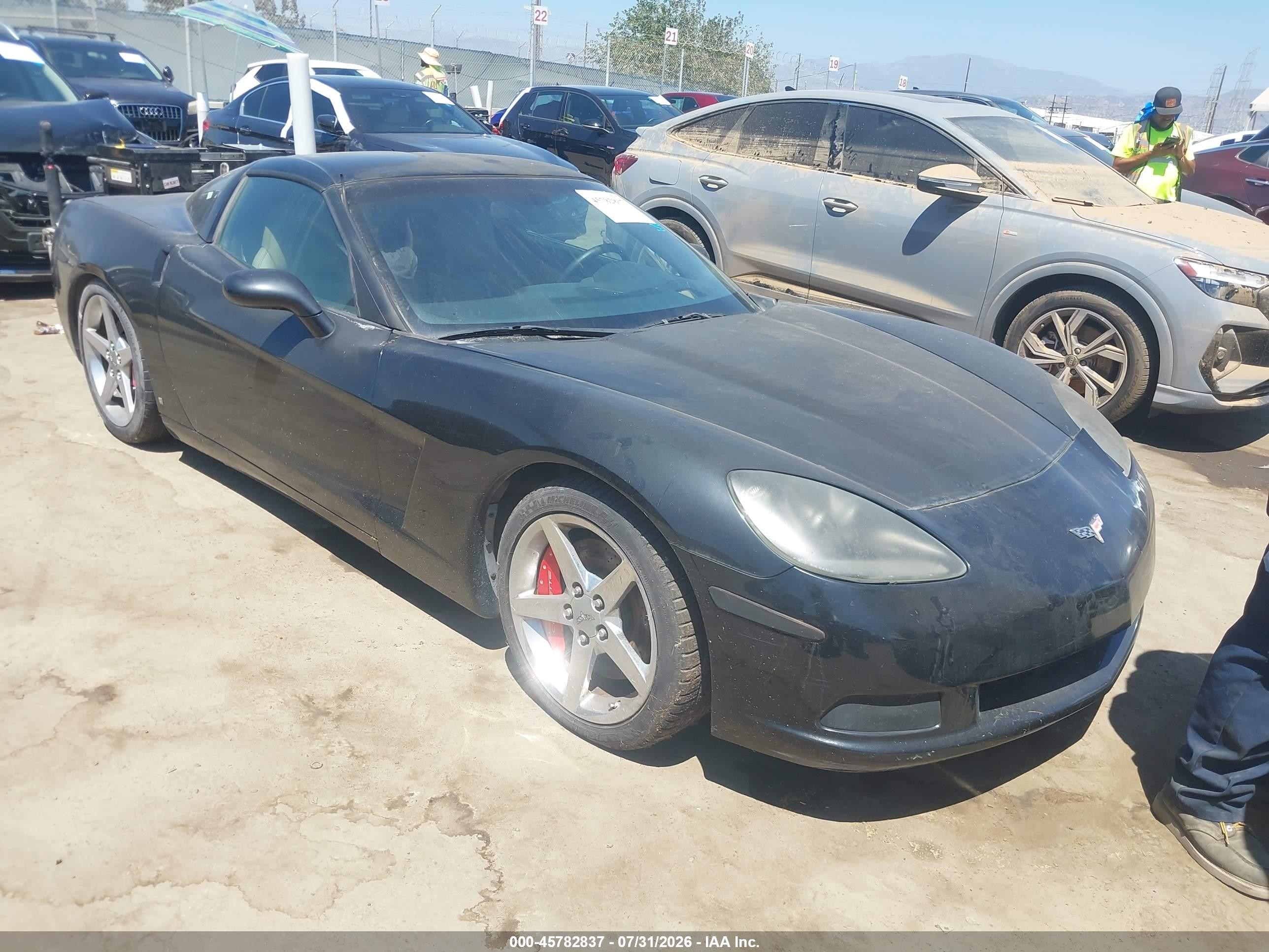 2007 Chevrolet Corvette   Black vin: 1G1YY26U175134751