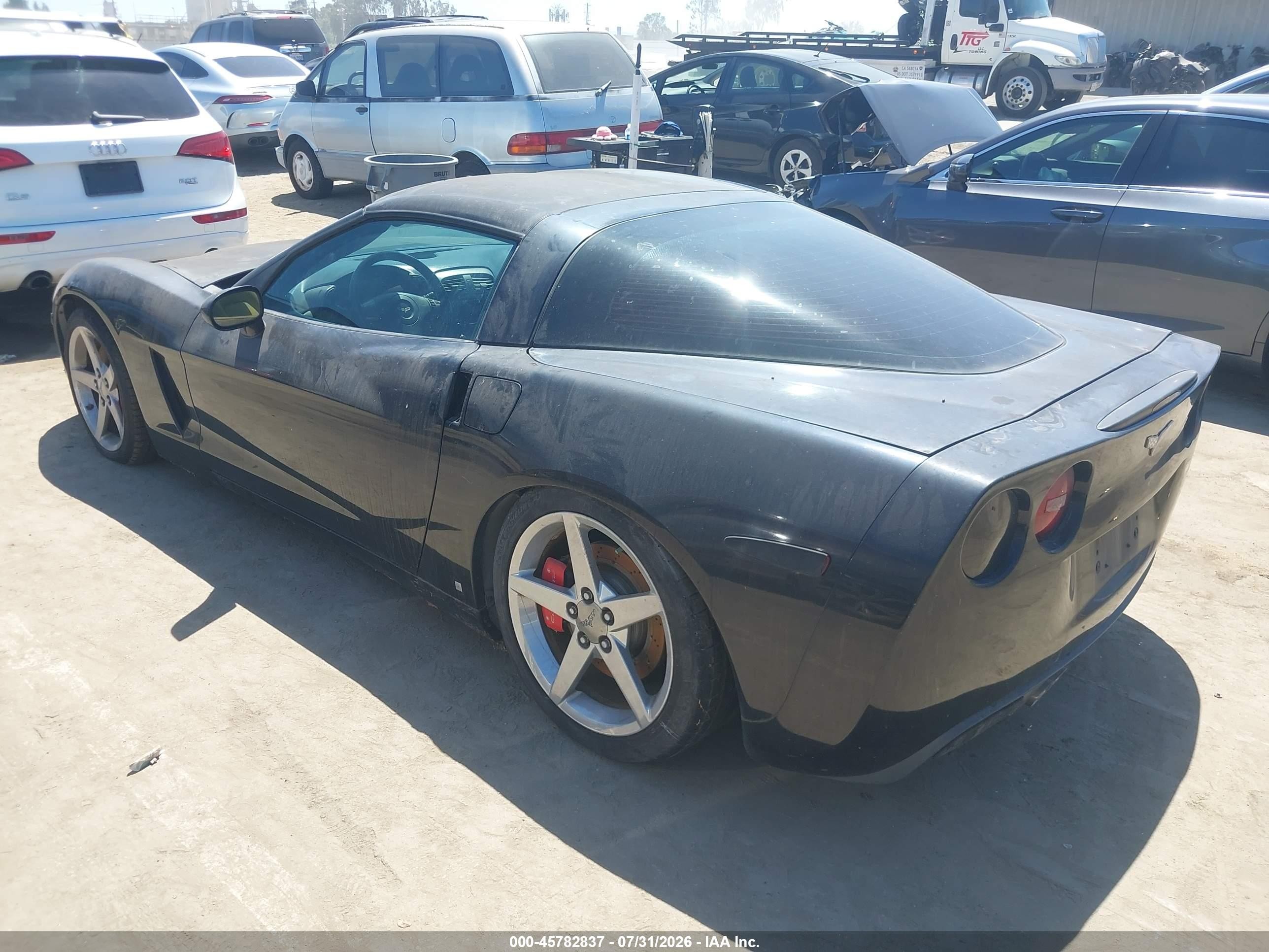 2007 Chevrolet Corvette   Black vin: 1G1YY26U175134751