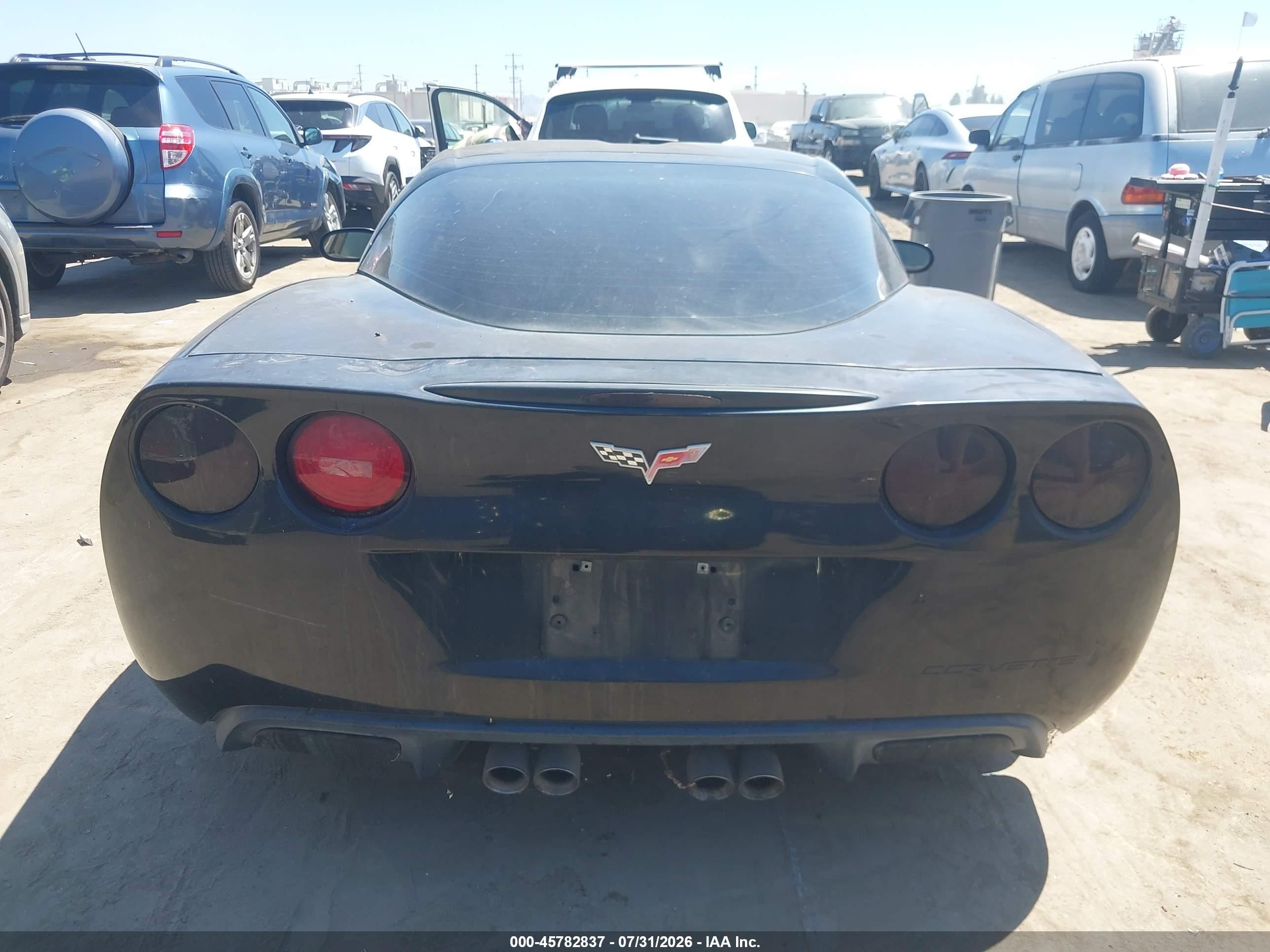 2007 Chevrolet Corvette   Black vin: 1G1YY26U175134751