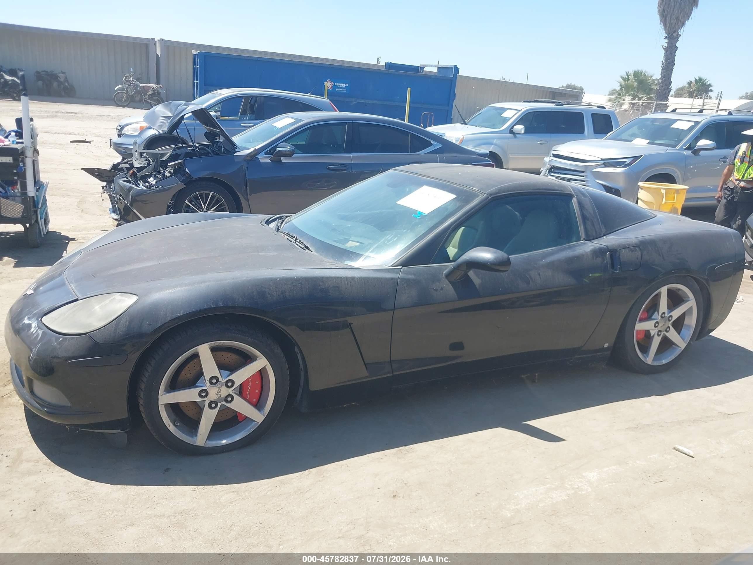 2007 Chevrolet Corvette   Black vin: 1G1YY26U175134751