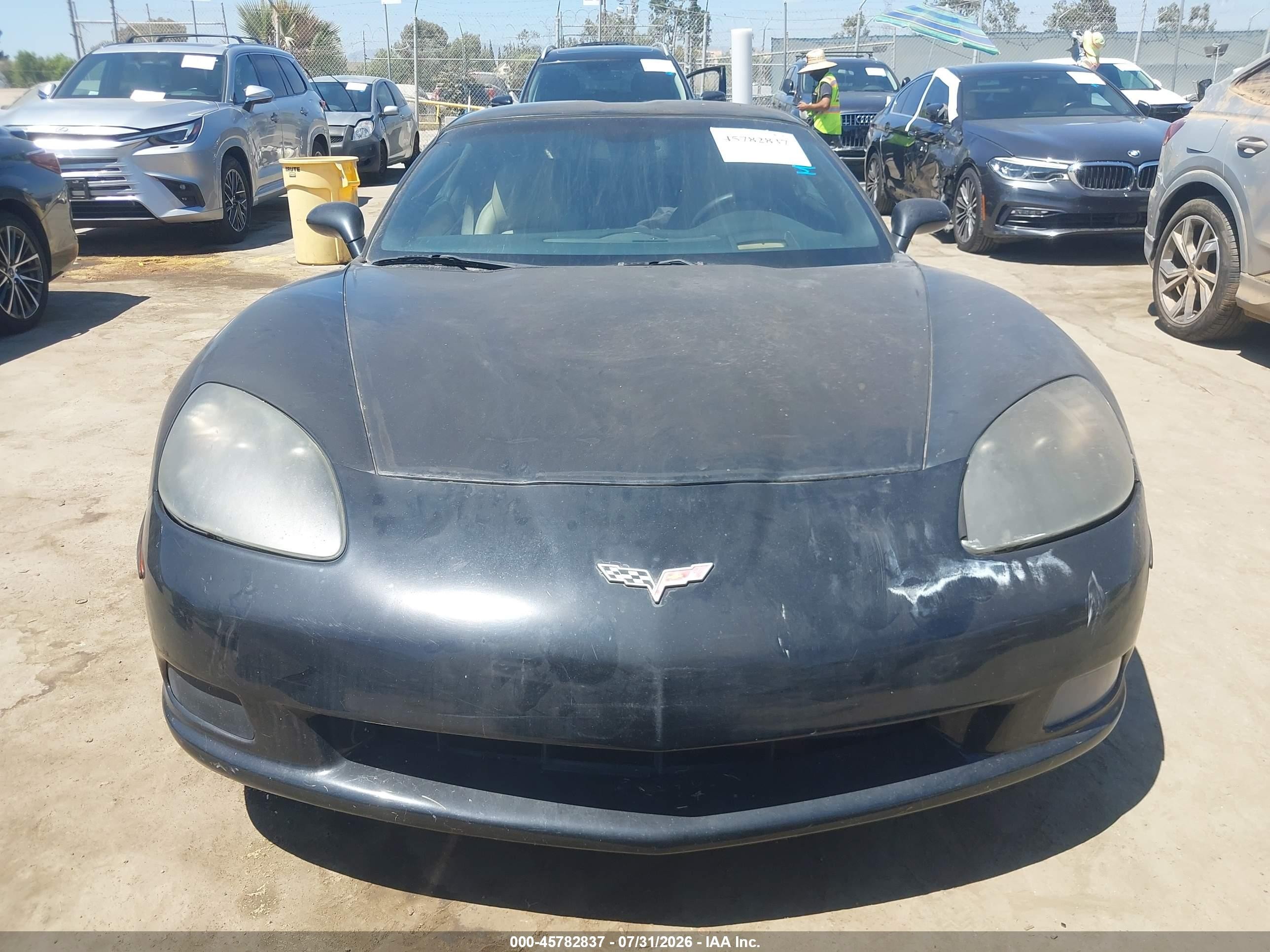 2007 Chevrolet Corvette   Black vin: 1G1YY26U175134751