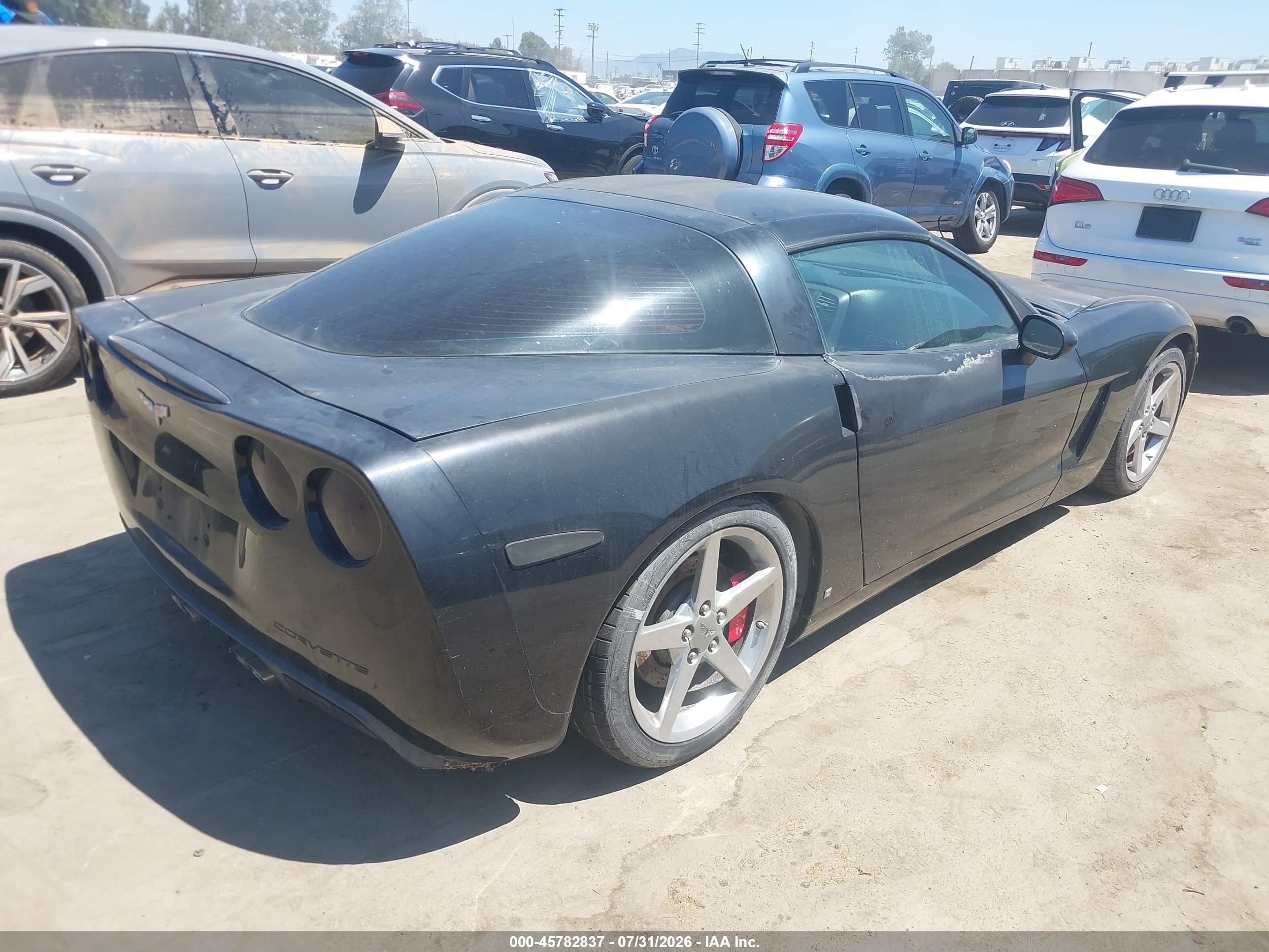 2007 Chevrolet Corvette   Black vin: 1G1YY26U175134751