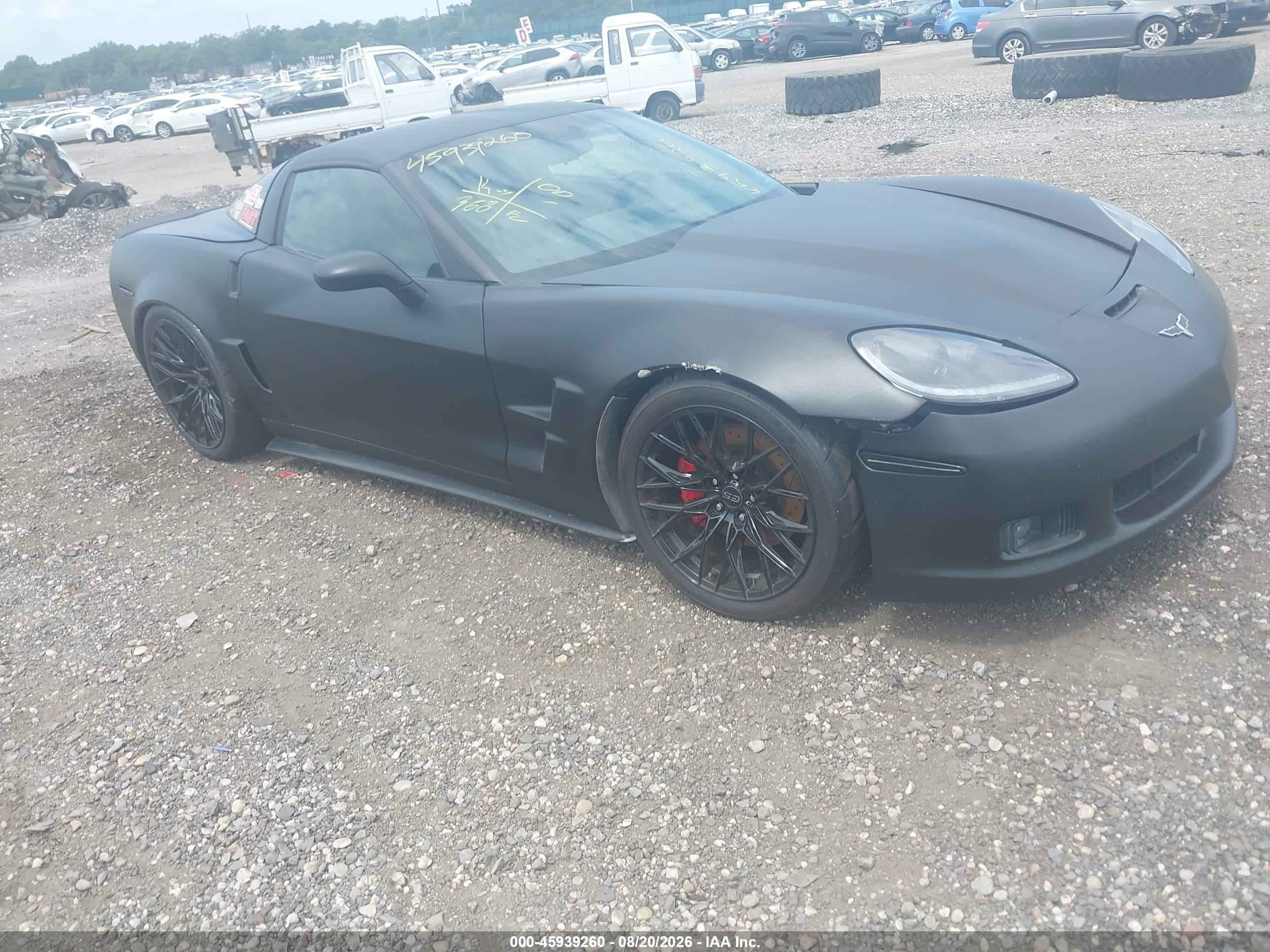 2006 Chevrolet Corvette Black vin: 1G1YY26U265102244
