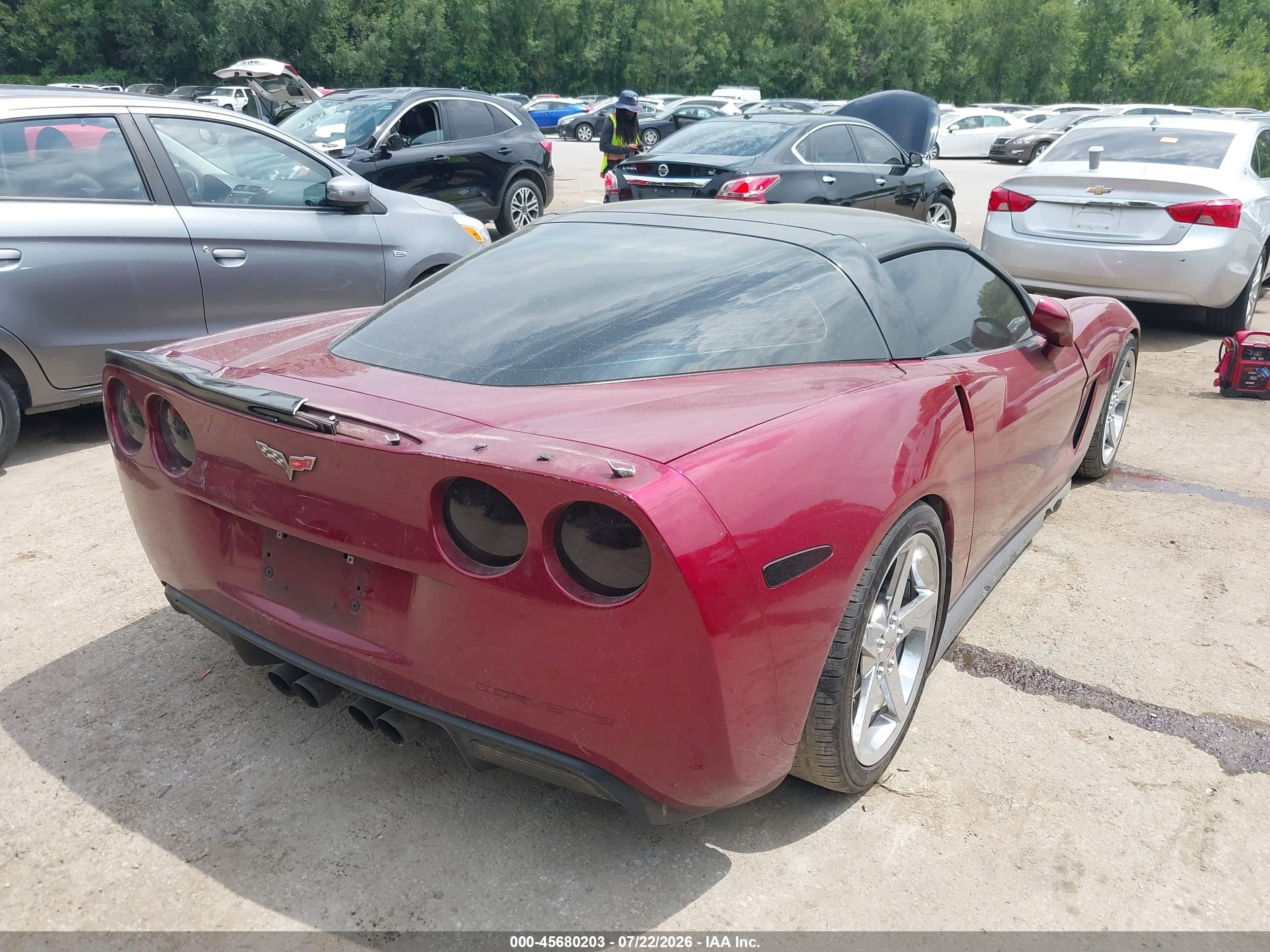 2006 Chevrolet Corvette   Red vin: 1G1YY26U265129265