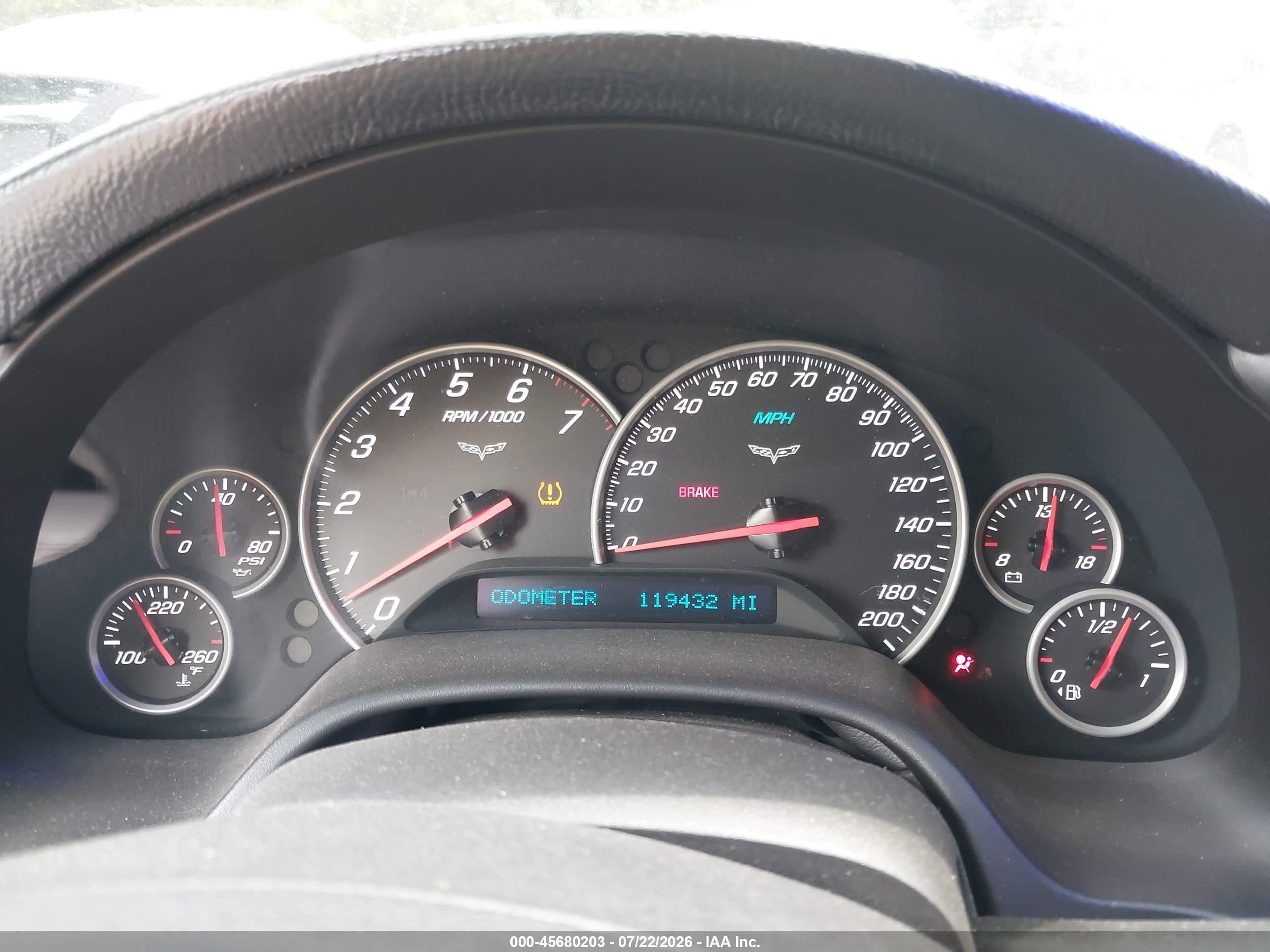 2006 Chevrolet Corvette   Red vin: 1G1YY26U265129265