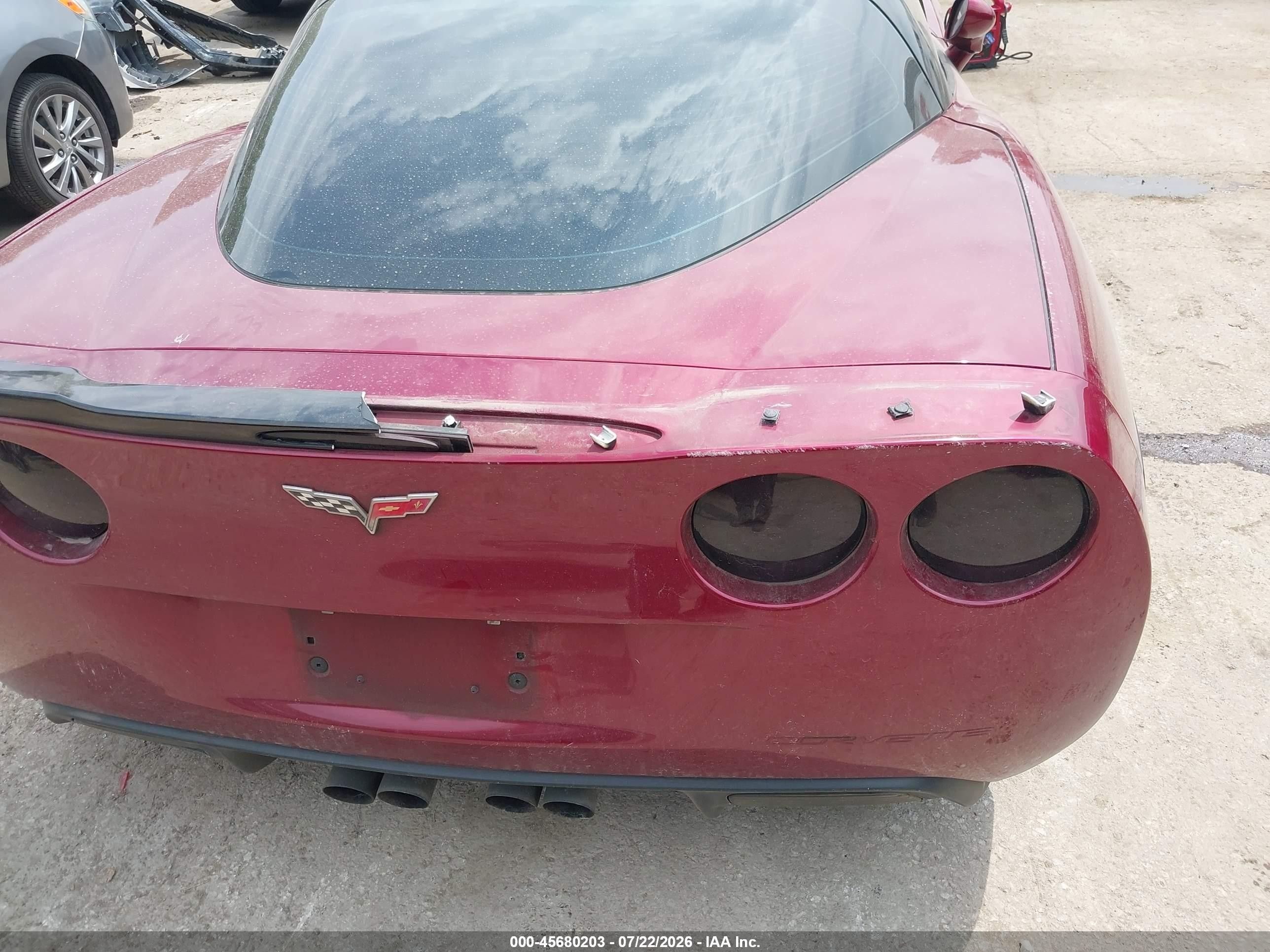 2006 Chevrolet Corvette   Red vin: 1G1YY26U265129265