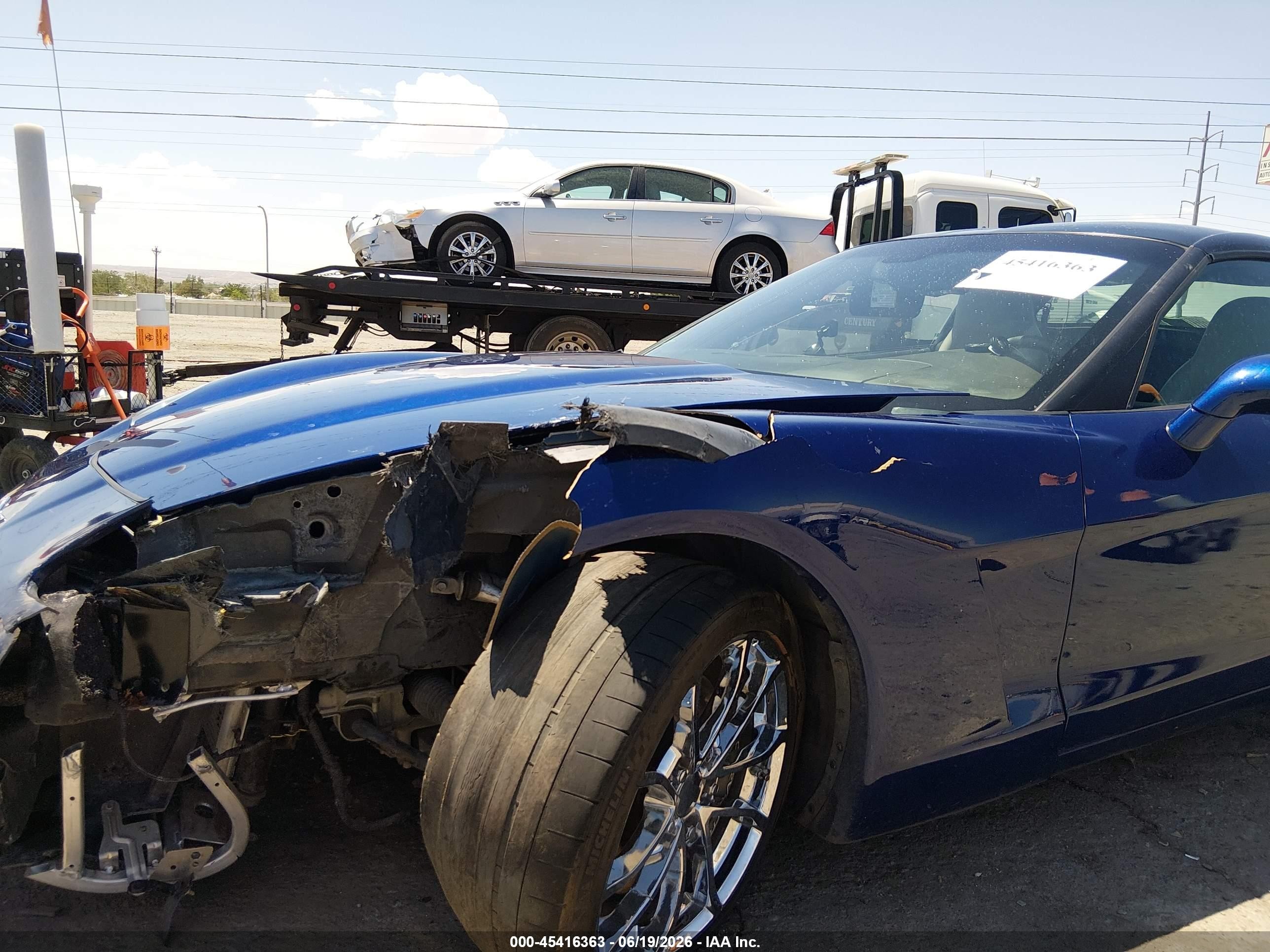 2006 Chevrolet Corvette   Blue vin: 1G1YY26U365126469
