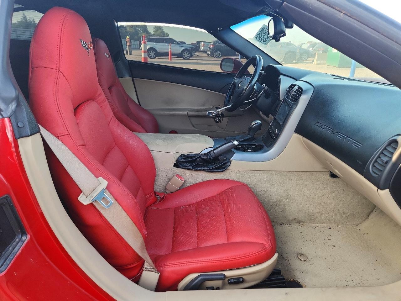 2006 Chevrolet Corvette Red vin: 1G1YY26U465100642