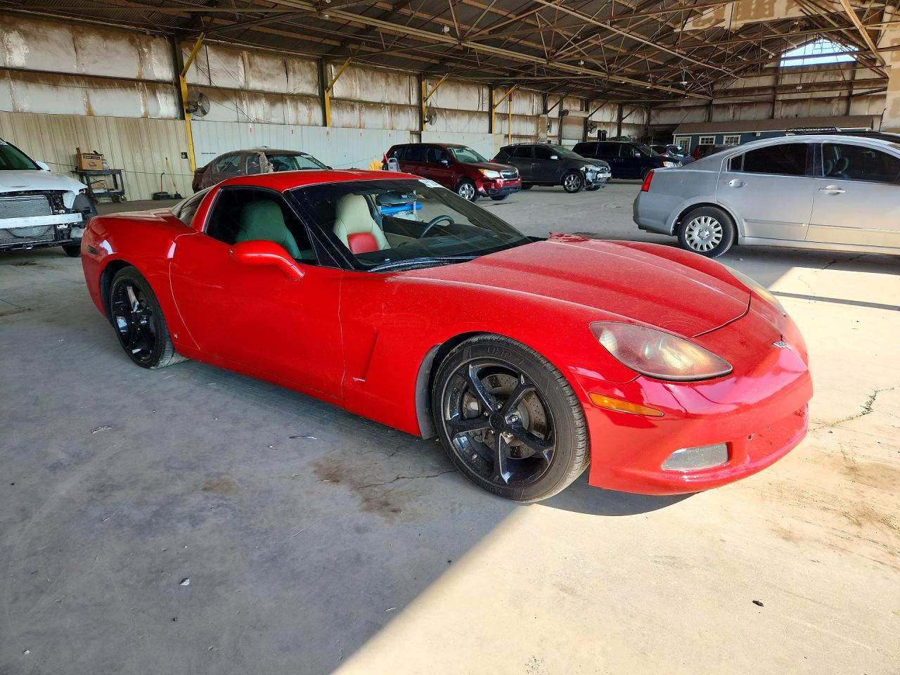2006 Chevrolet Corvette Red vin: 1G1YY26U465130711