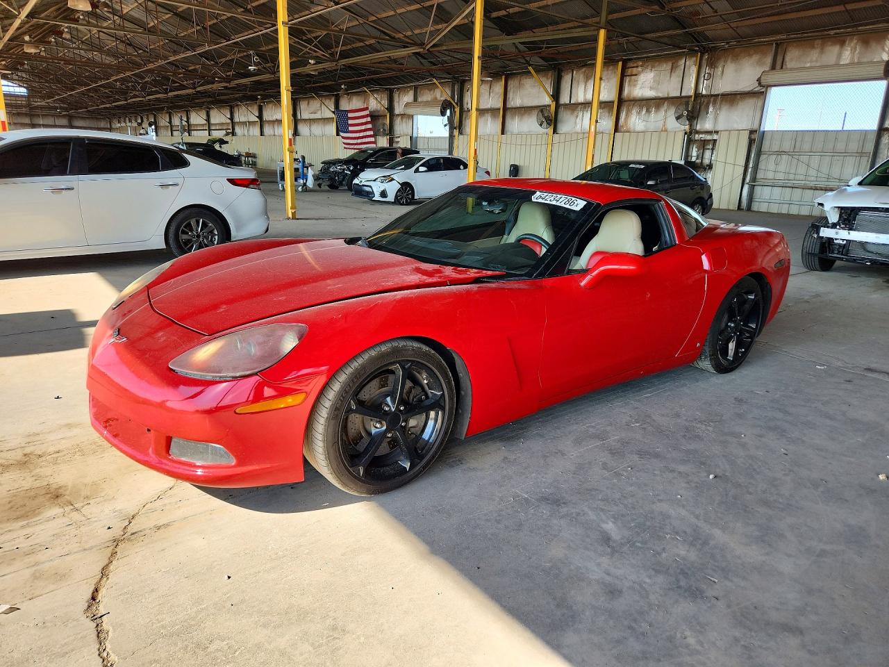 2006 Chevrolet Corvette Red vin: 1G1YY26U465130711