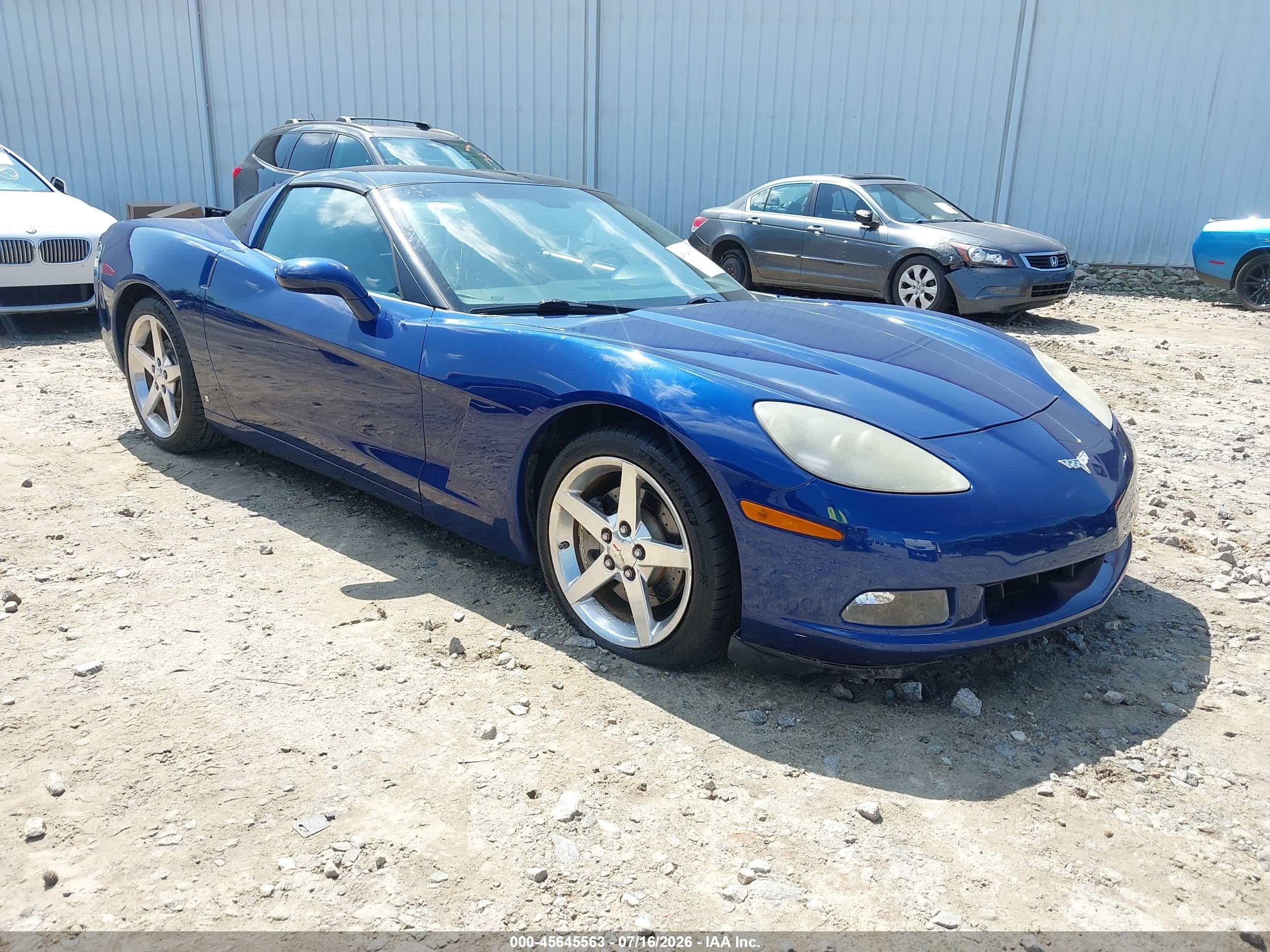 2006 Chevrolet Corvette   Blue vin: 1G1YY26U465131390