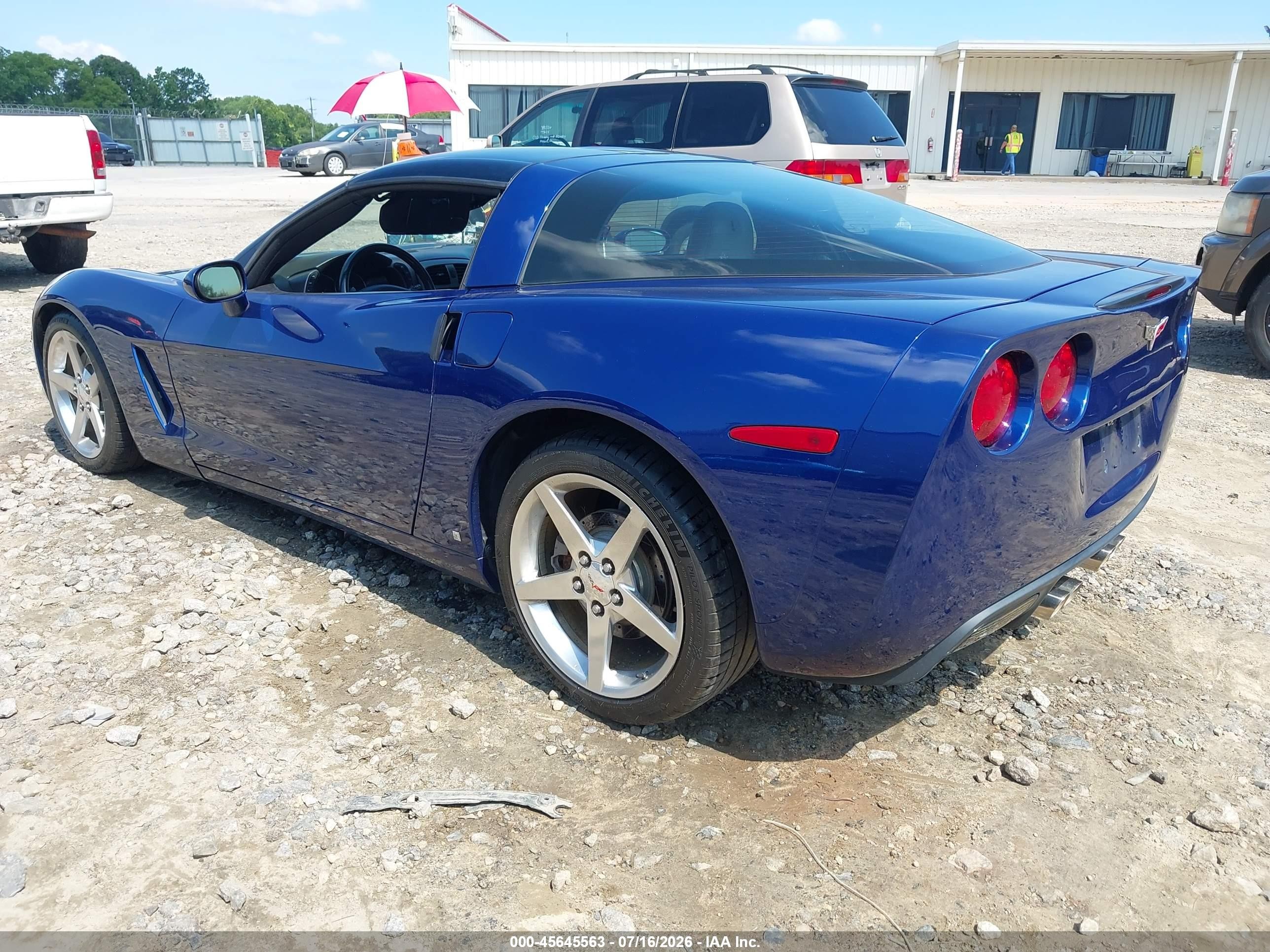 2006 Chevrolet Corvette   Blue vin: 1G1YY26U465131390