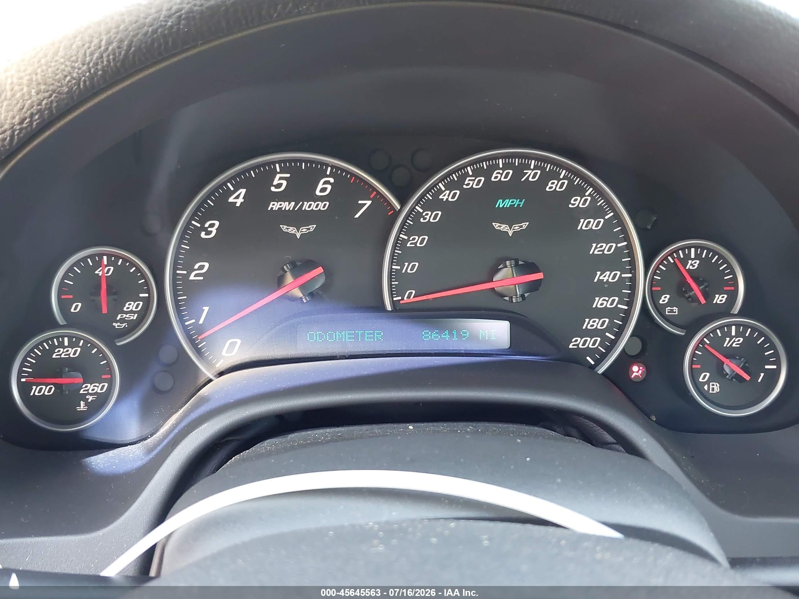 2006 Chevrolet Corvette   Blue vin: 1G1YY26U465131390