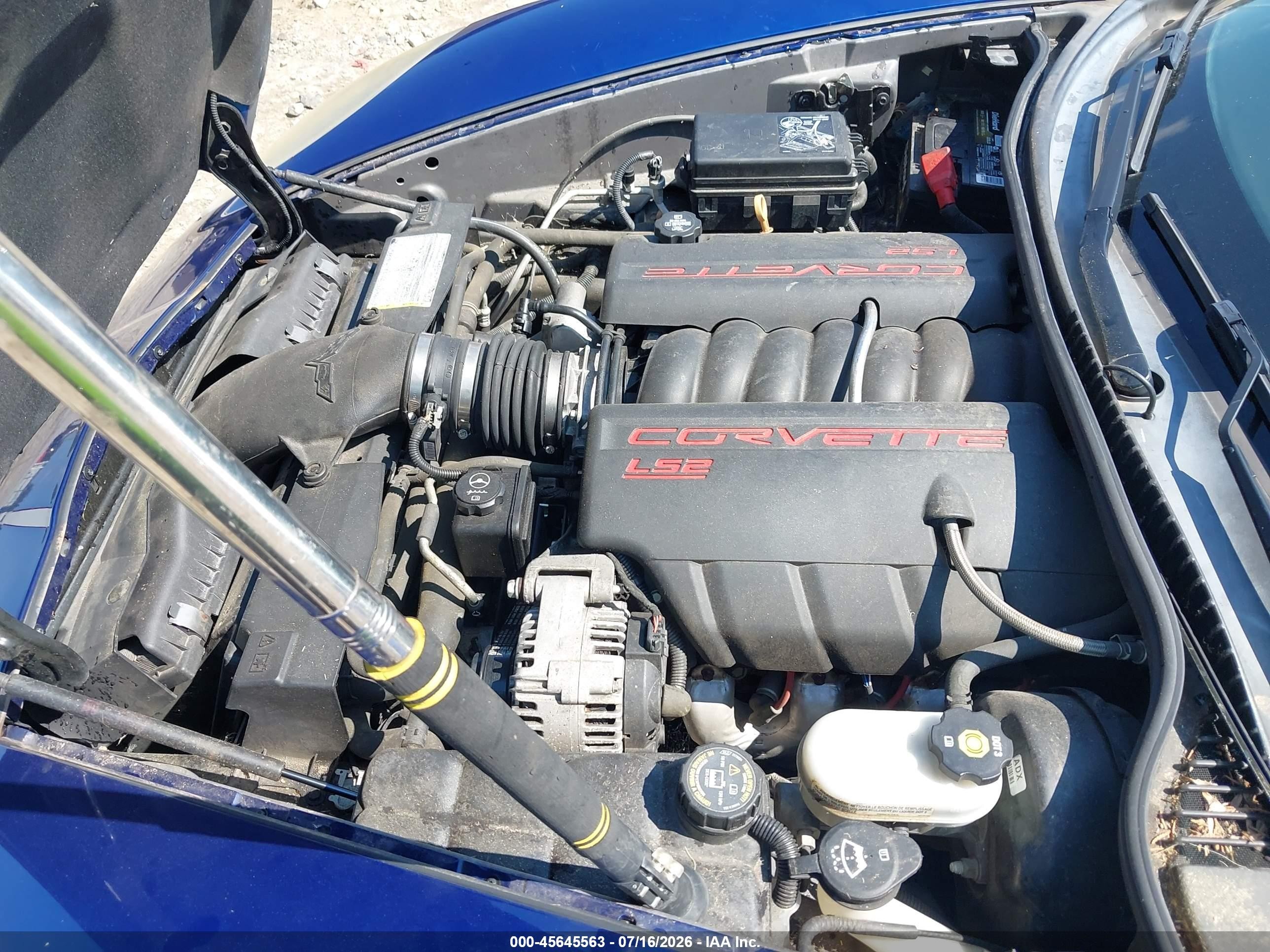 2006 Chevrolet Corvette   Blue vin: 1G1YY26U465131390