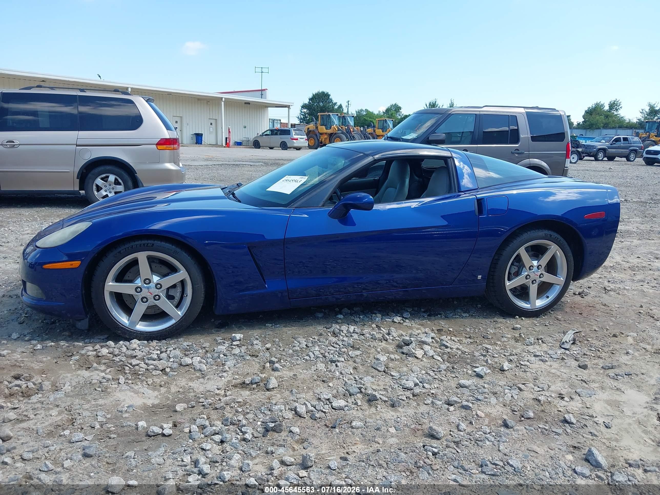2006 Chevrolet Corvette   Blue vin: 1G1YY26U465131390