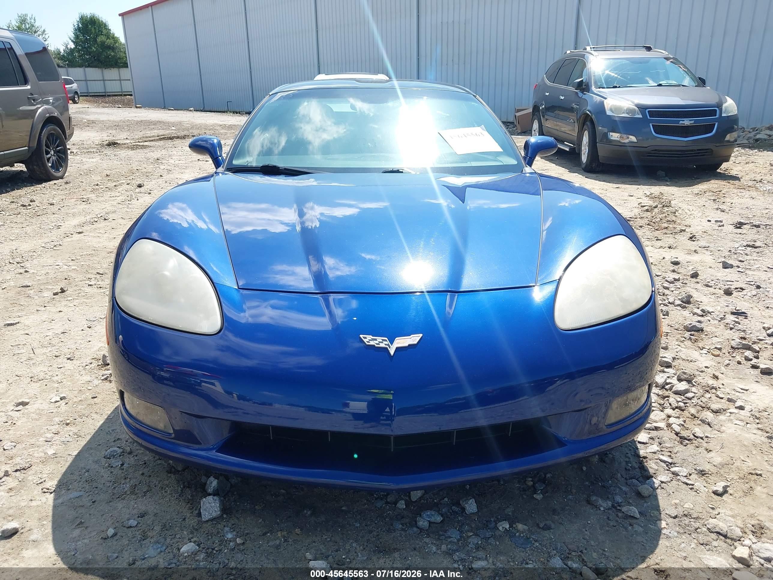 2006 Chevrolet Corvette   Blue vin: 1G1YY26U465131390