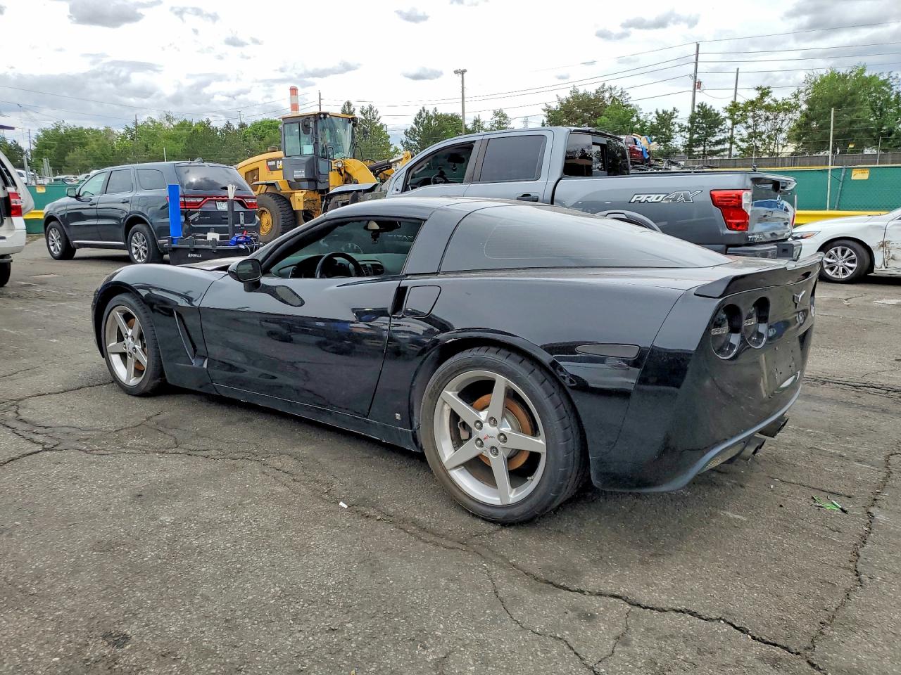 2006 Chevrolet Corvette Black vin: 1G1YY26U565114596