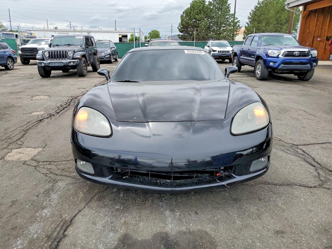 2006 Chevrolet Corvette Black vin: 1G1YY26U565114596