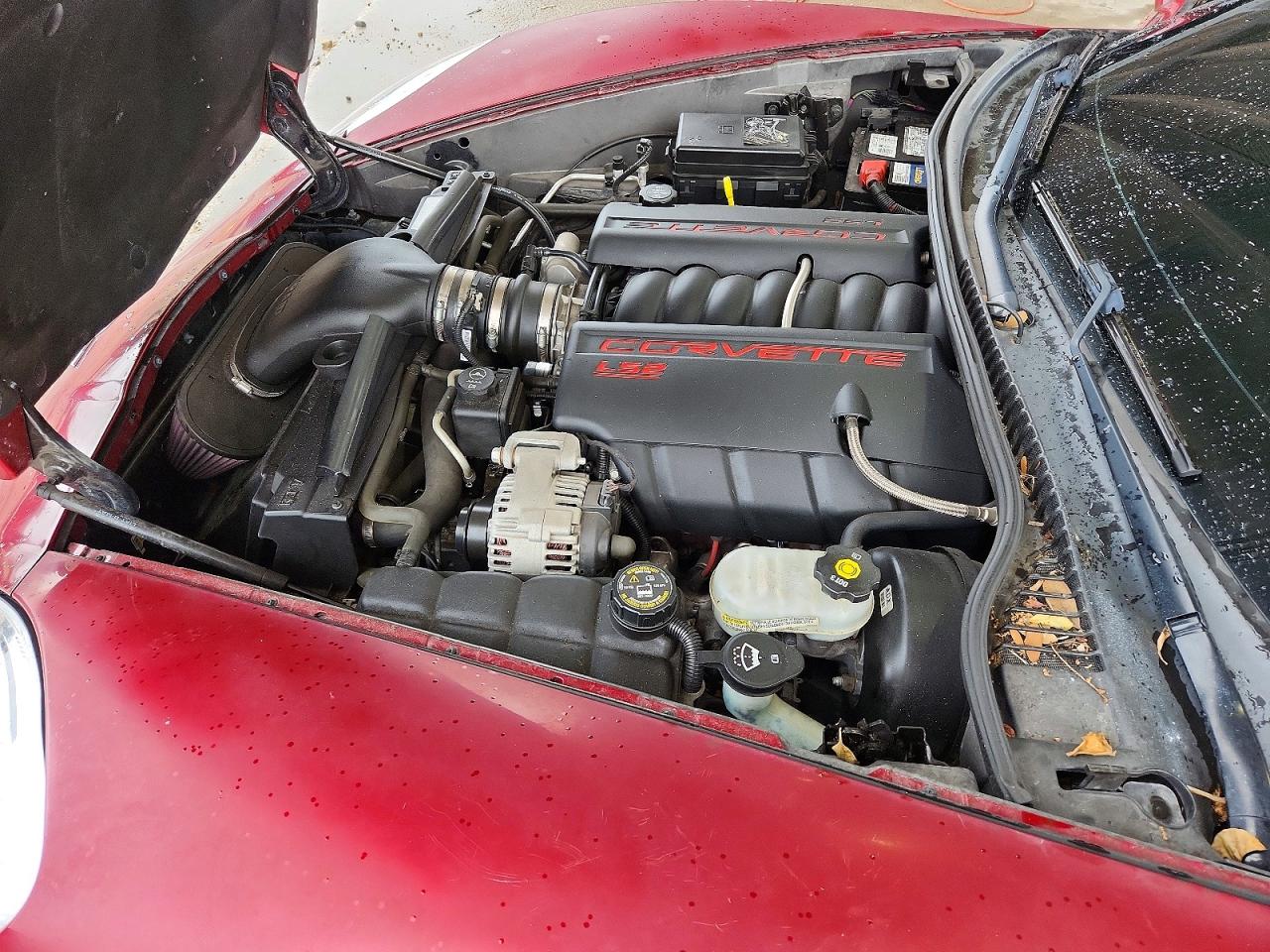 2006 Chevrolet Corvette Бордовый vin: 1G1YY26U665108449