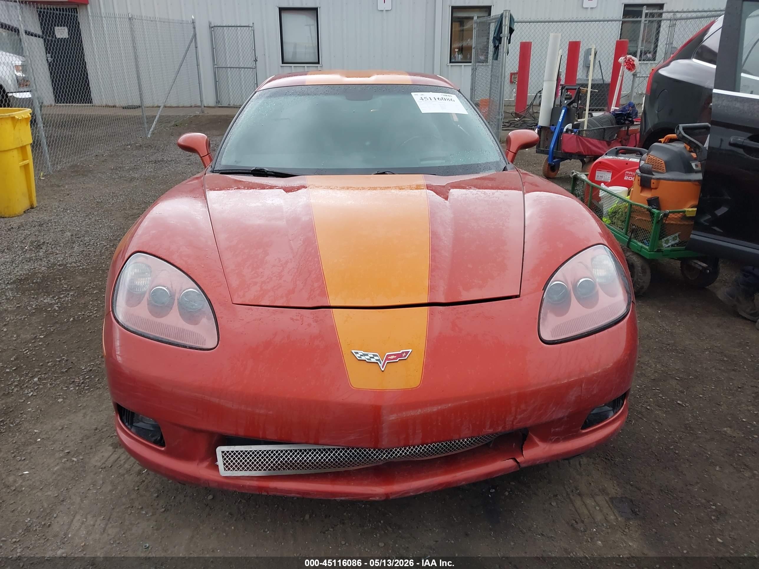 2006 Chevrolet Corvette   Orange vin: 1G1YY26U665116390