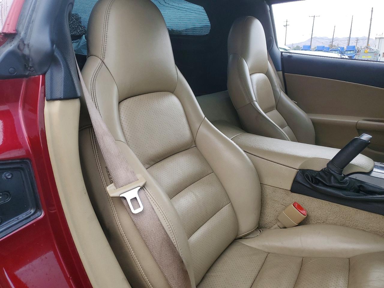 2007 Chevrolet Corvette Burgundy vin: 1G1YY26U675117184