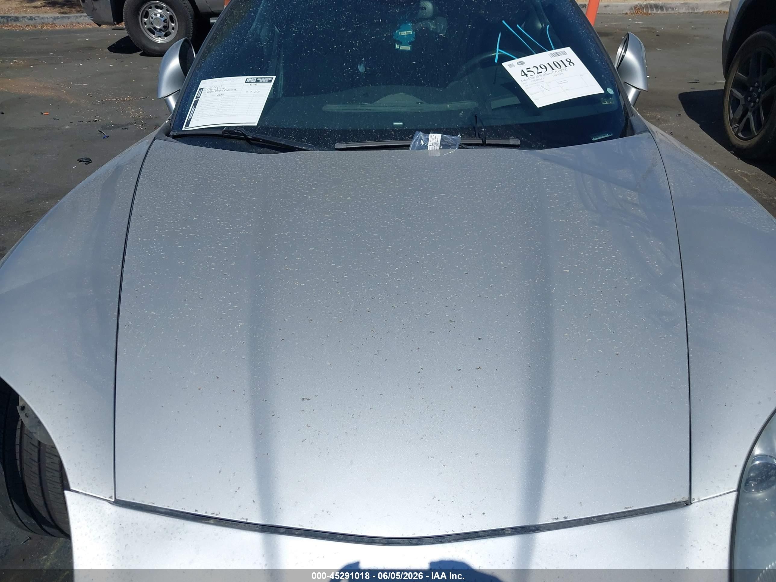 2007 Chevrolet Corvette   Silver vin: 1G1YY26U675127066