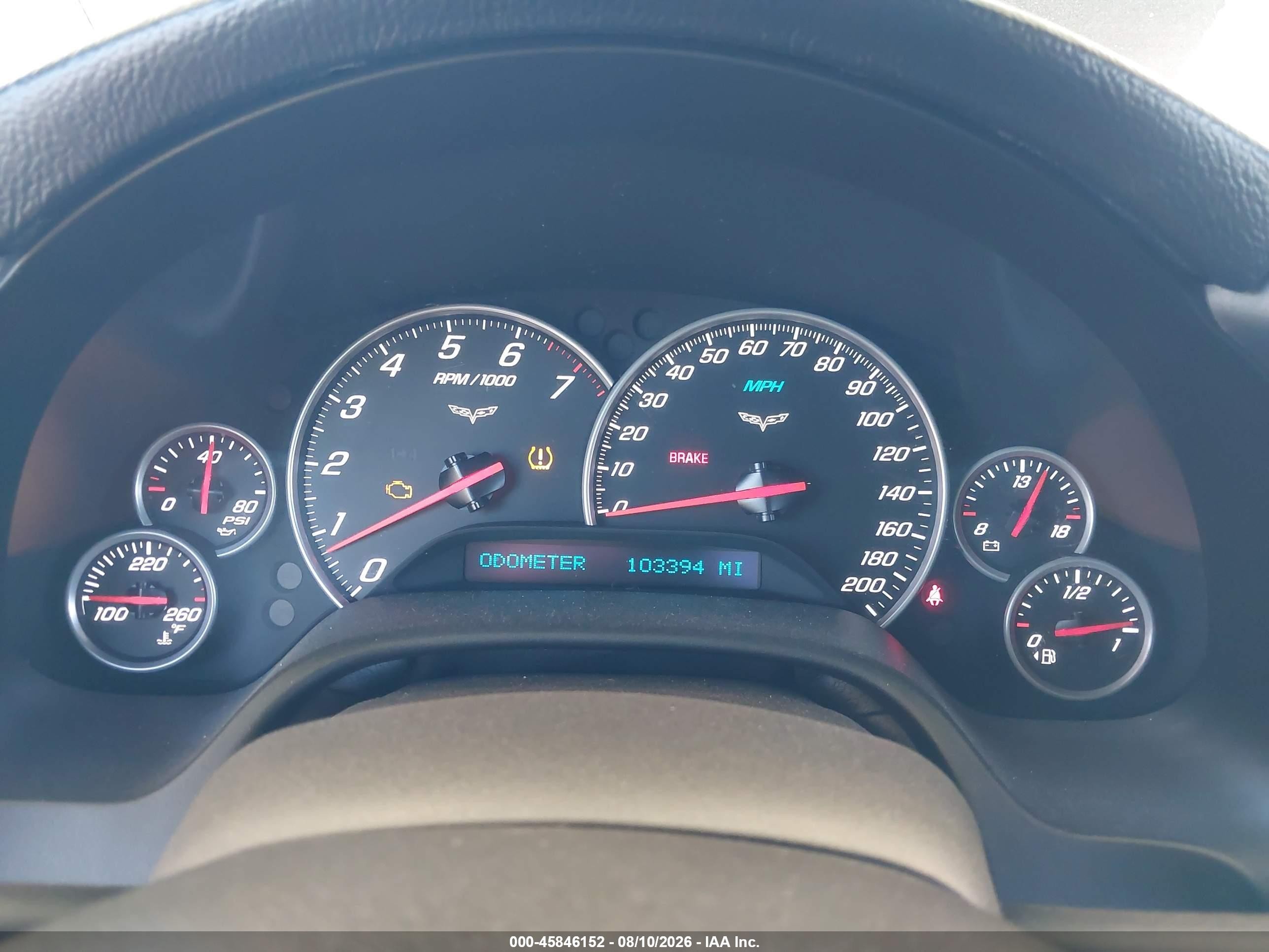 2007 Chevrolet Corvette   Red vin: 1G1YY26U775135225