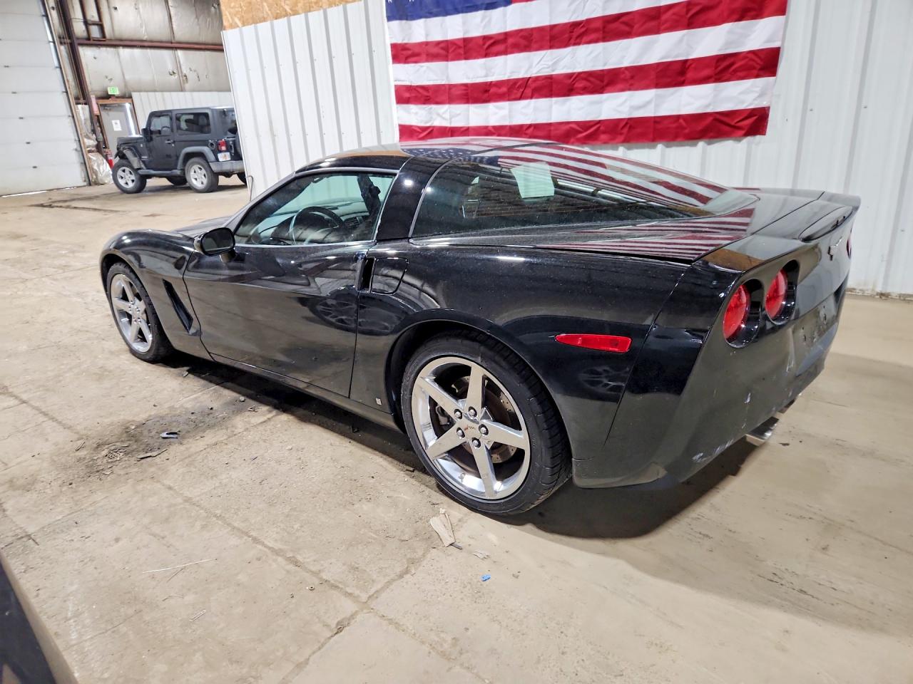 2007 Chevrolet Corvette Black vin: 1G1YY26U775135810